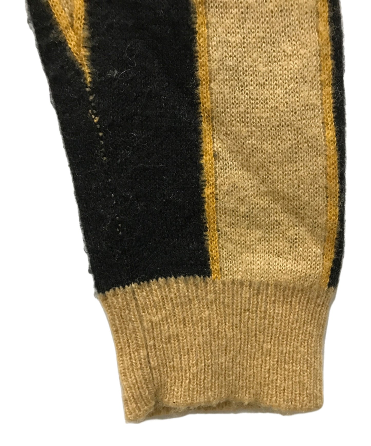 [Pre-owned] stussy Mohair-blend striped cardigan