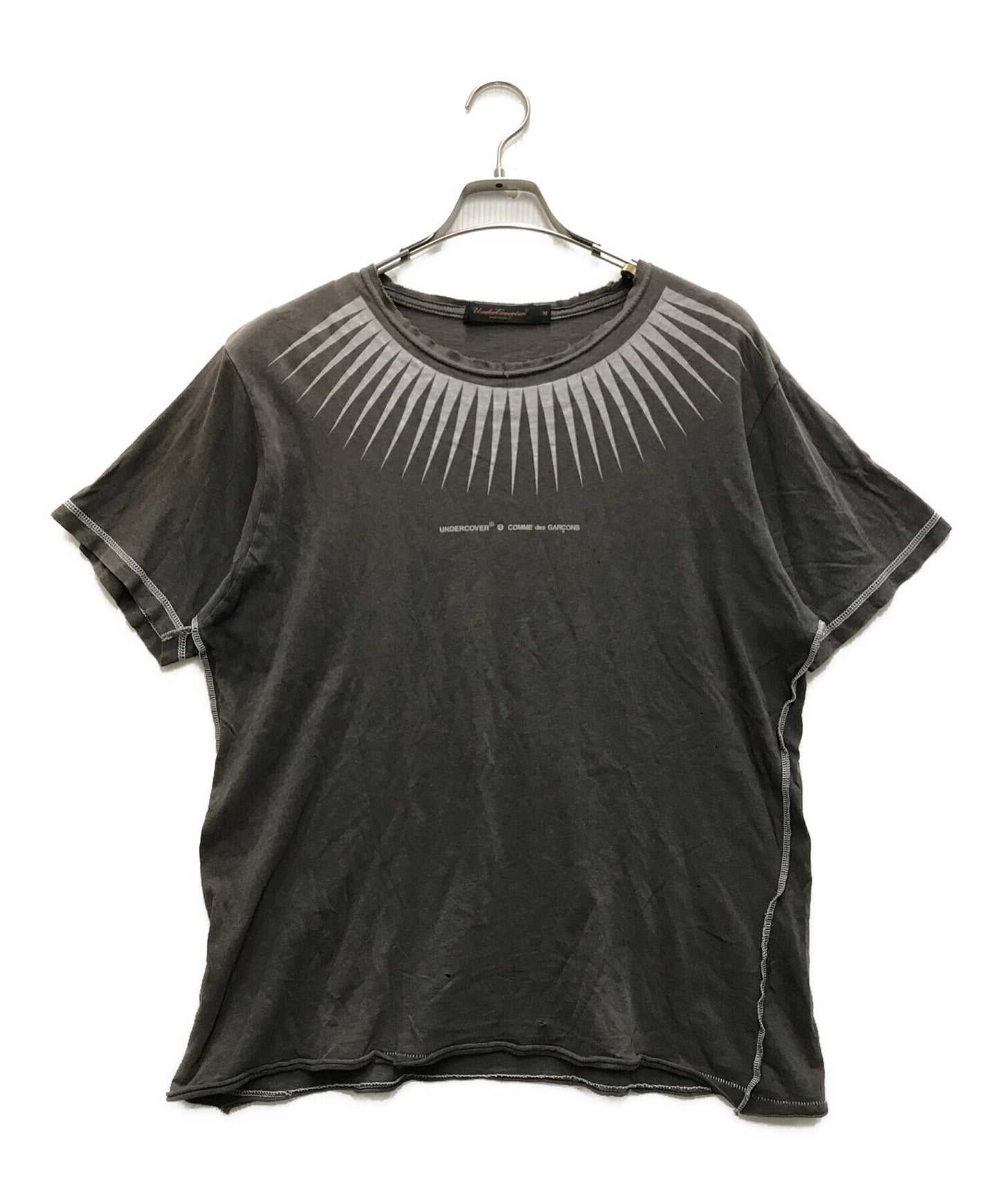 [Pre-owned] UNDERCOVERISM GIZ Pattern Damaged T-Shirt