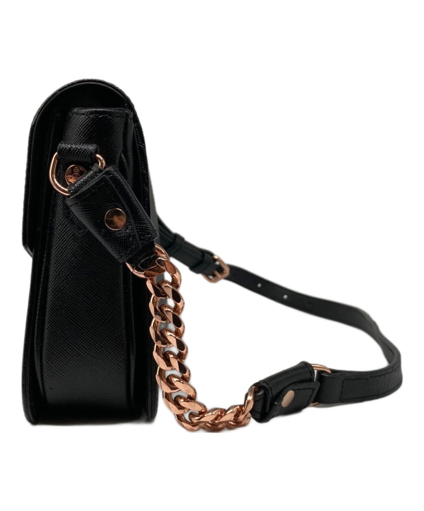 [Pre-owned] Vivienne Westwood Saffiano Chain Shoulder Bag