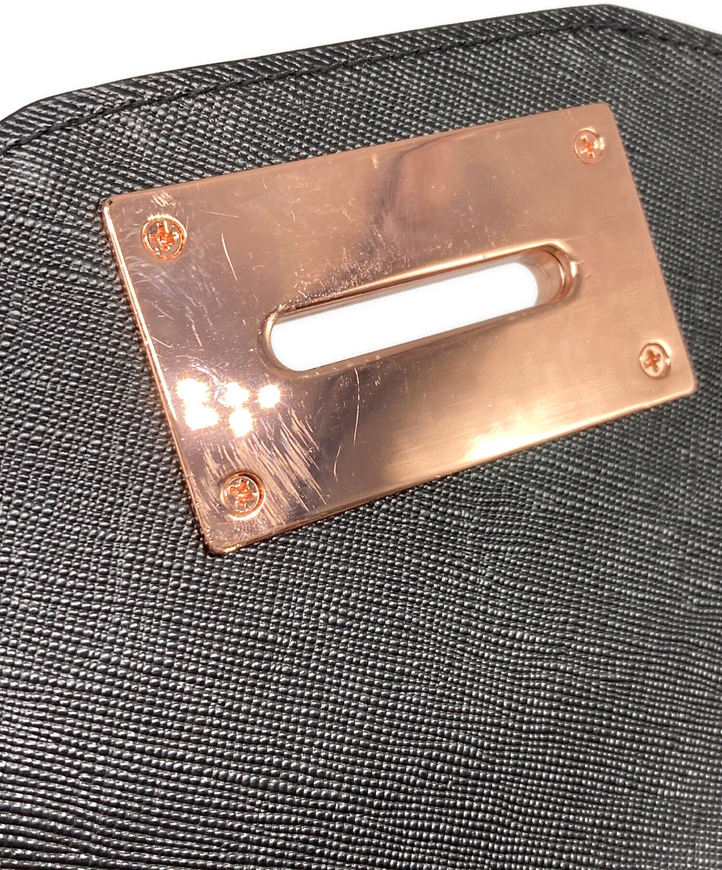 [Pre-owned] Vivienne Westwood Saffiano Chain Shoulder Bag