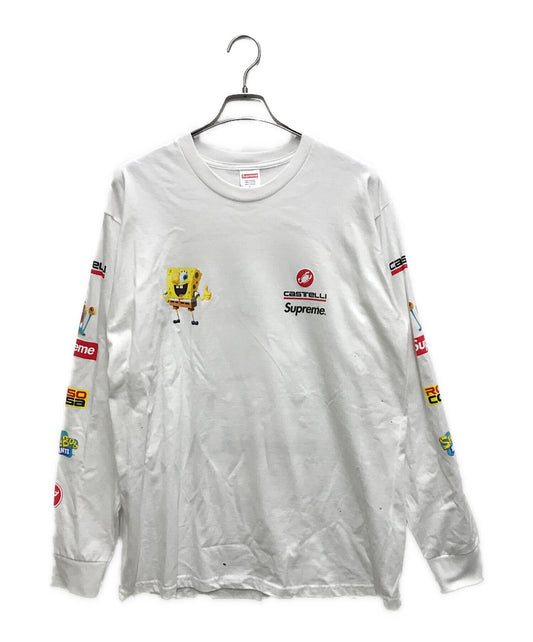 [Pre-owned] SUPREME SpongeBob Castelli Racing L/S Tee