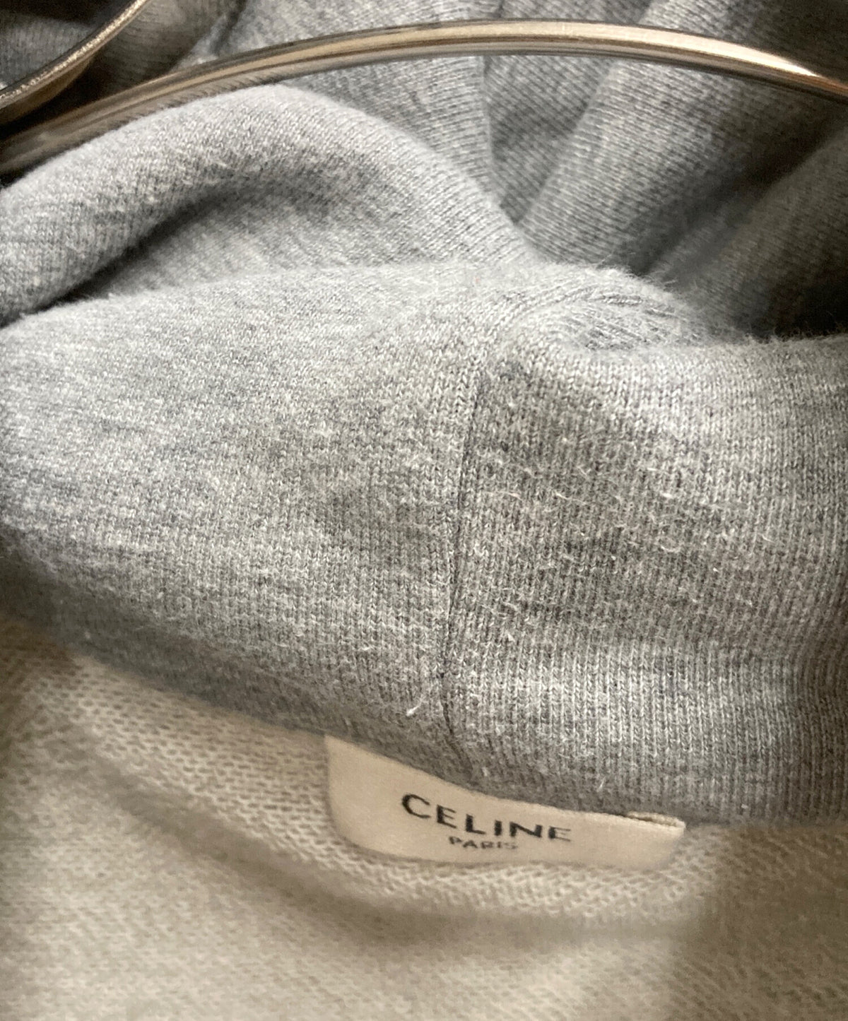 [Pre-owned] CELINE Loose sweatshirt with hood 2Y468670Q