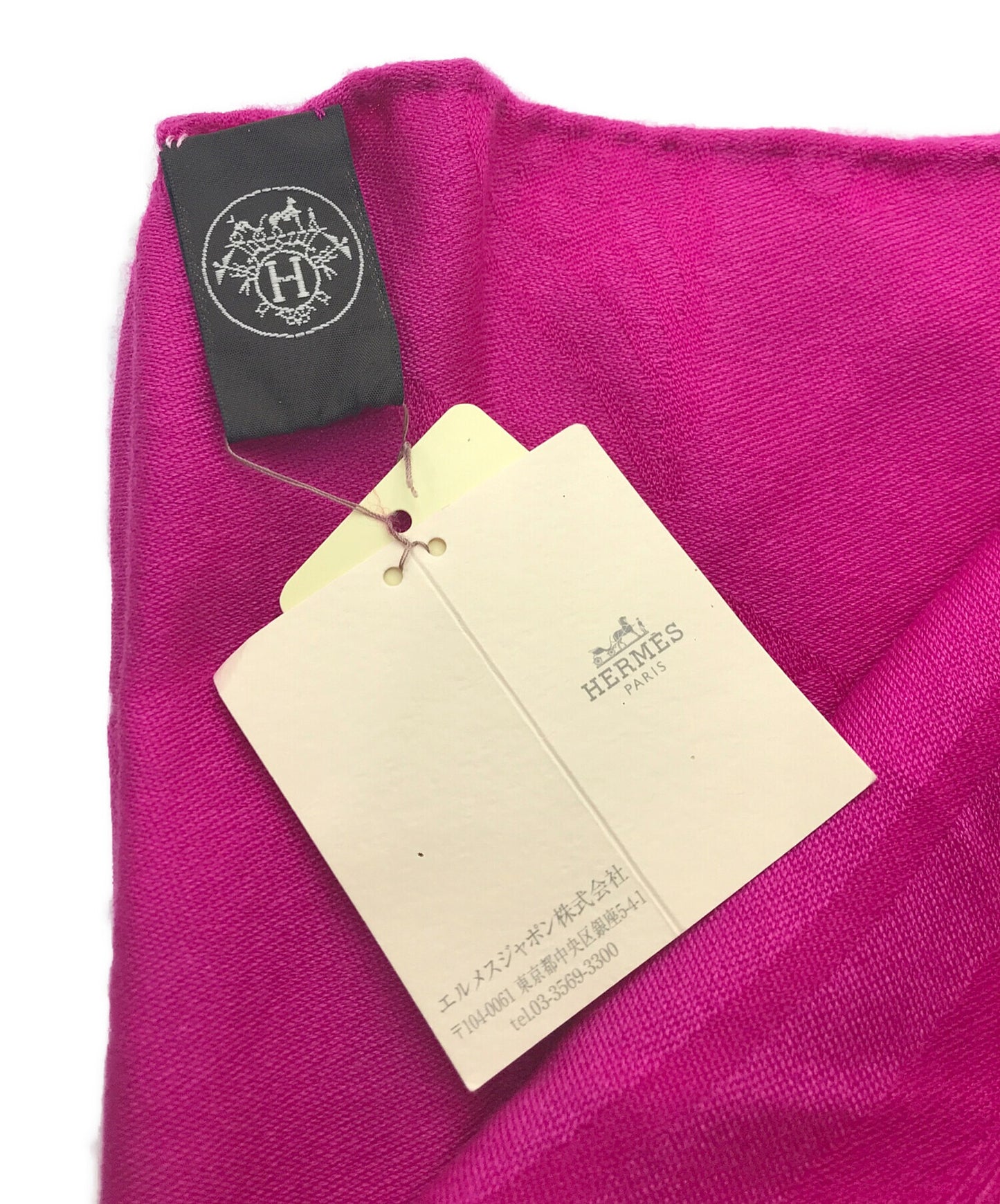 [Pre-owned] HERMES Cashmere silk scarf