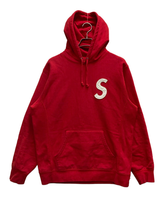[Pre-owned] SUPREME S Logo Split Hooded Sweatshirt