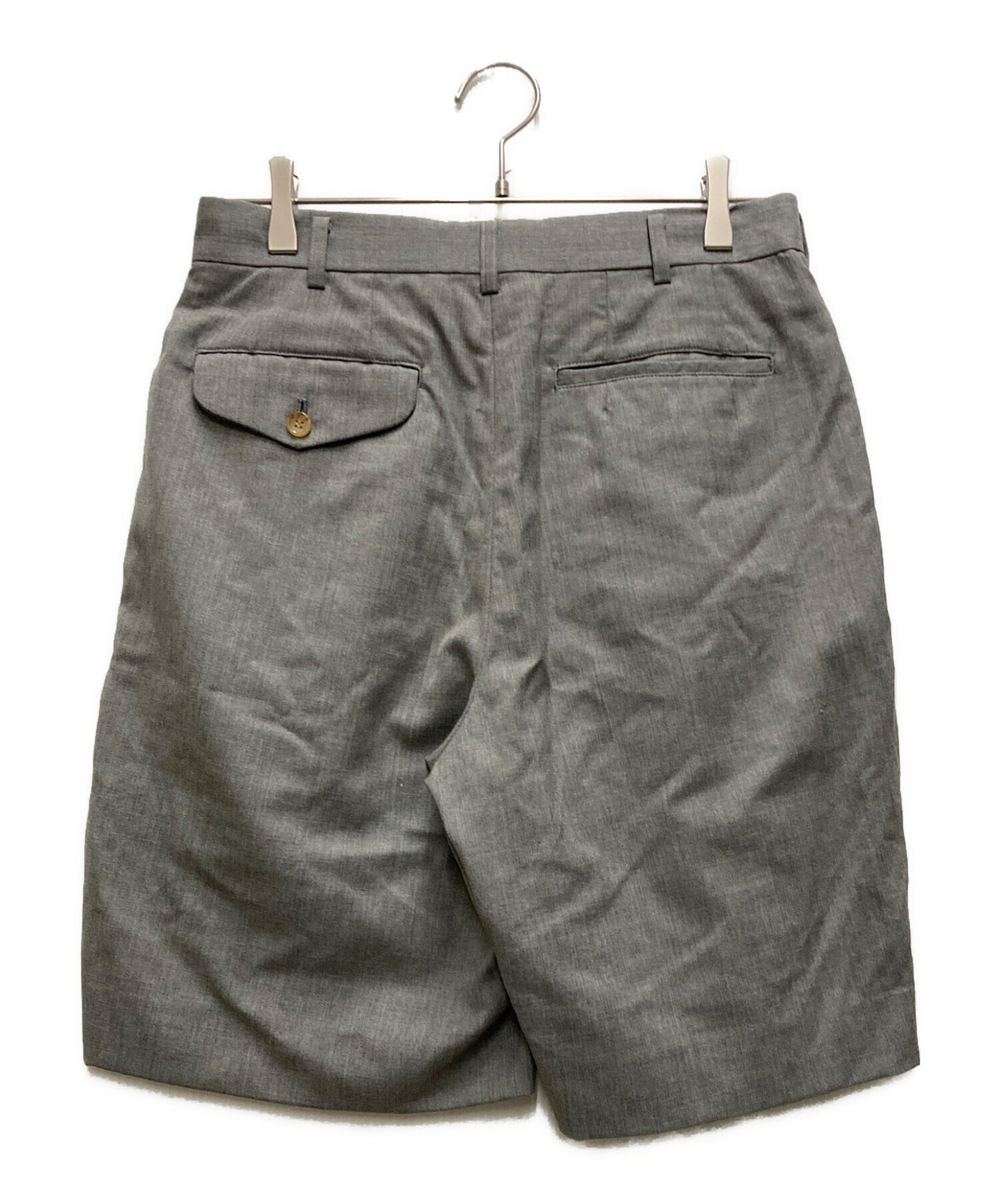[Pre-owned] COMME des GARCONS NOIR Wool Gabardine Shorts GA-P204