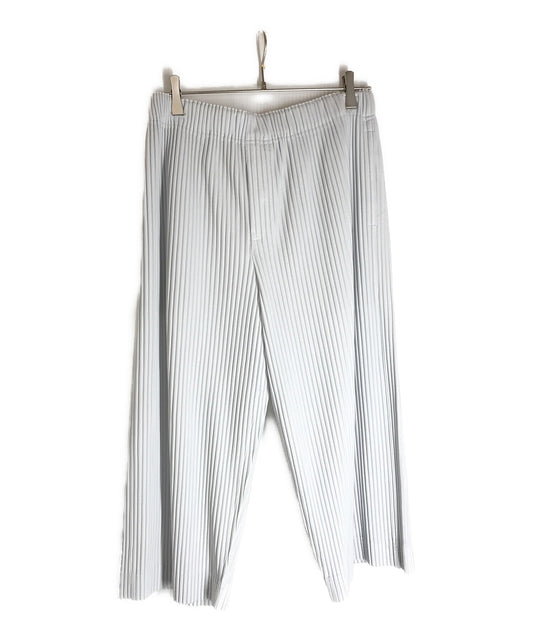 [Pre-owned] HOMME PLISSE ISSEY MIYAKE pleated cropped pants HP01JF122