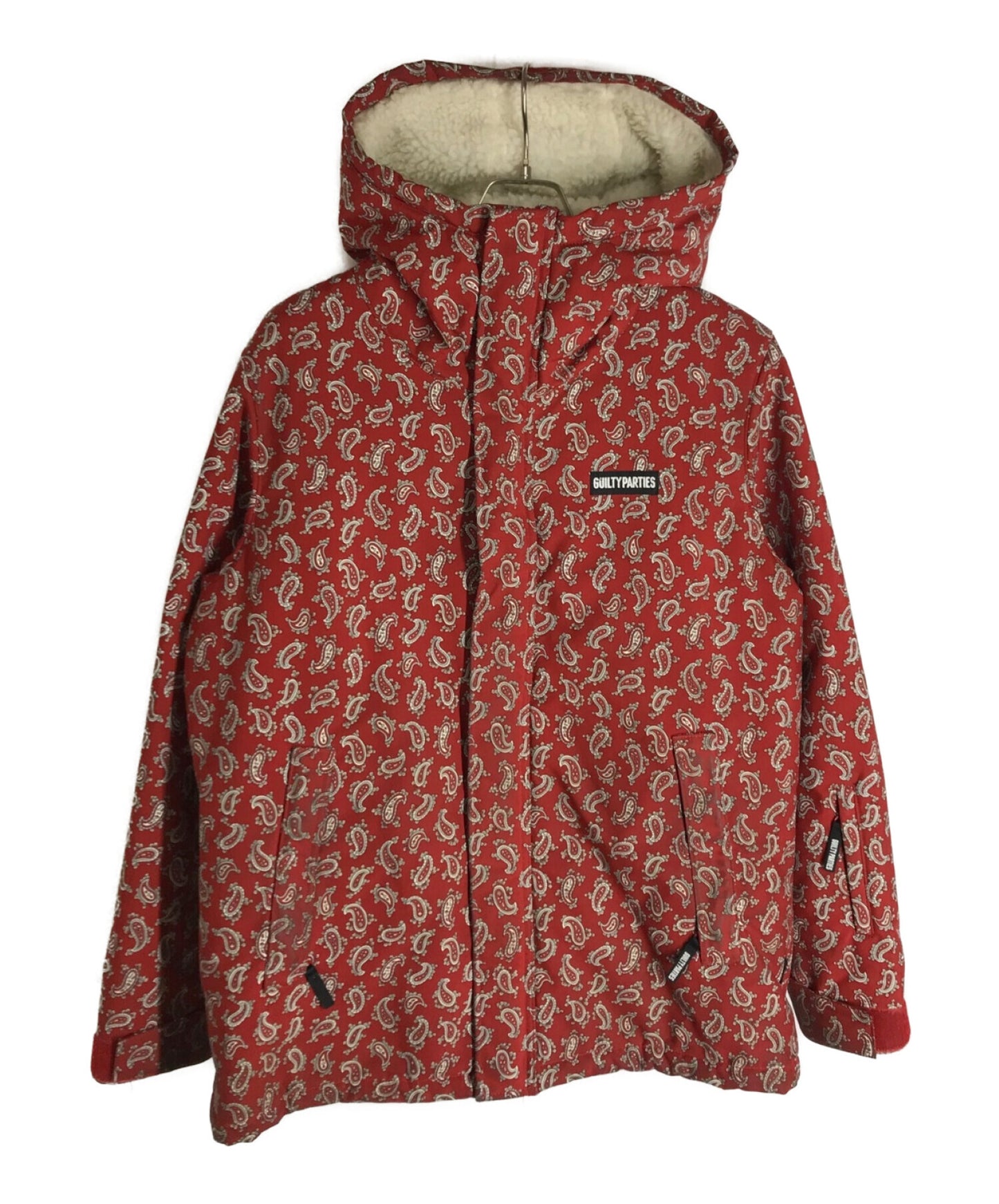 [Pre-owned] WACKO MARIA Paisley Pattern Puffer Boa Jacket