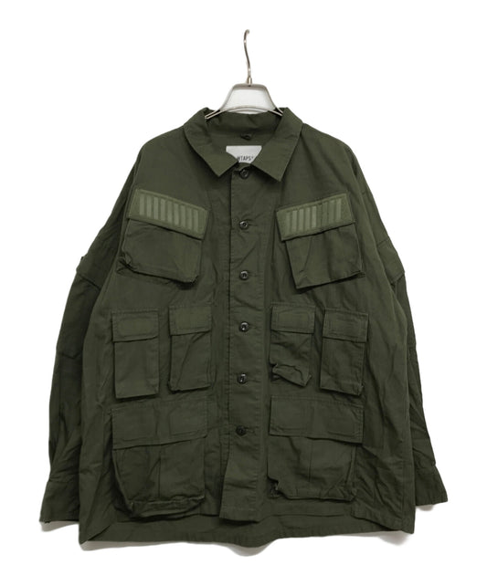 [Pre-owned] WTAPS MODULAR LS SHIRT Modular long sleeve shirt Military 192BEDT-SHM03 192BEDT-SHM03