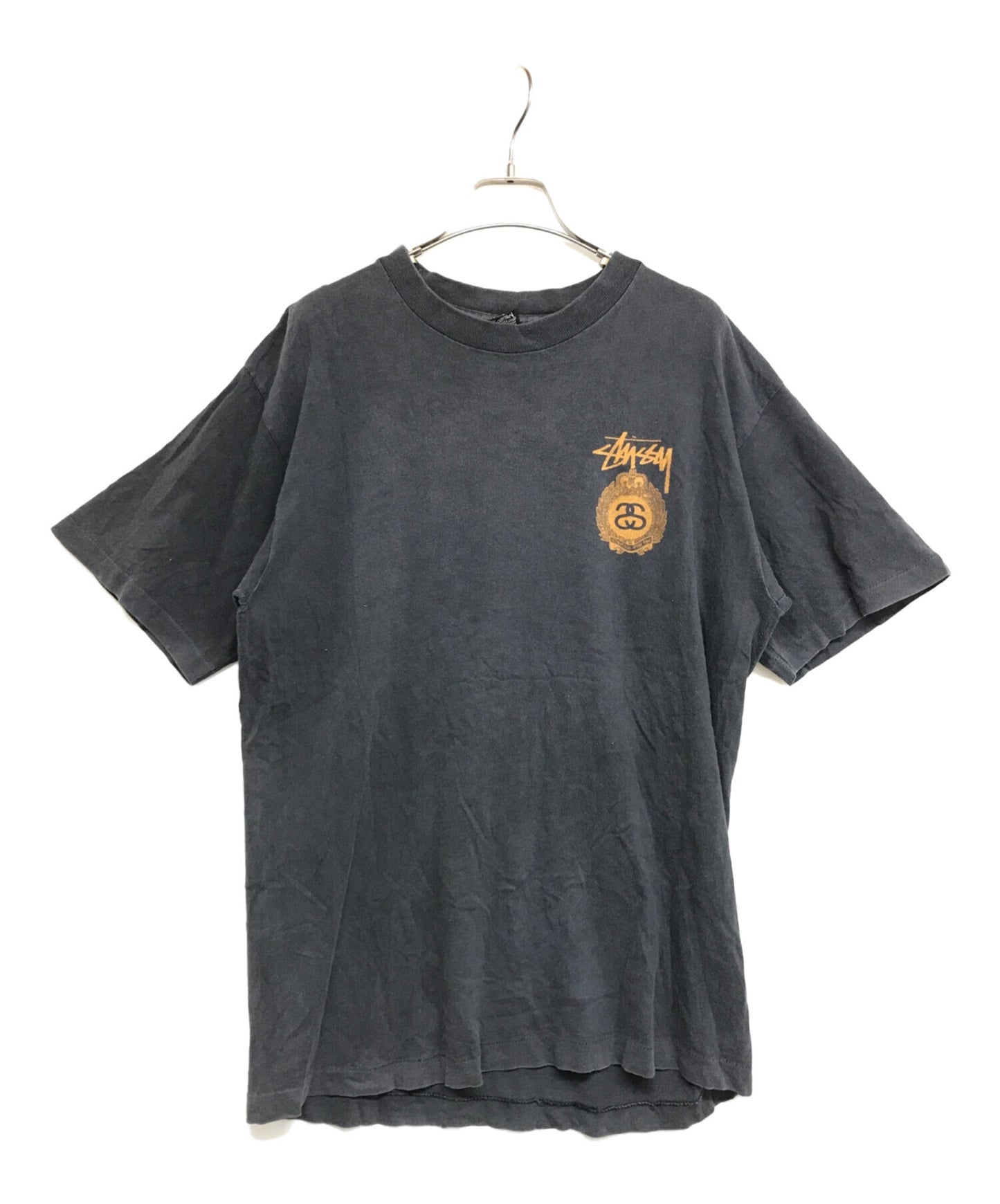 [Pre-owned] stussy SS EMBLEM TEE OLDstussy 80s black tag late