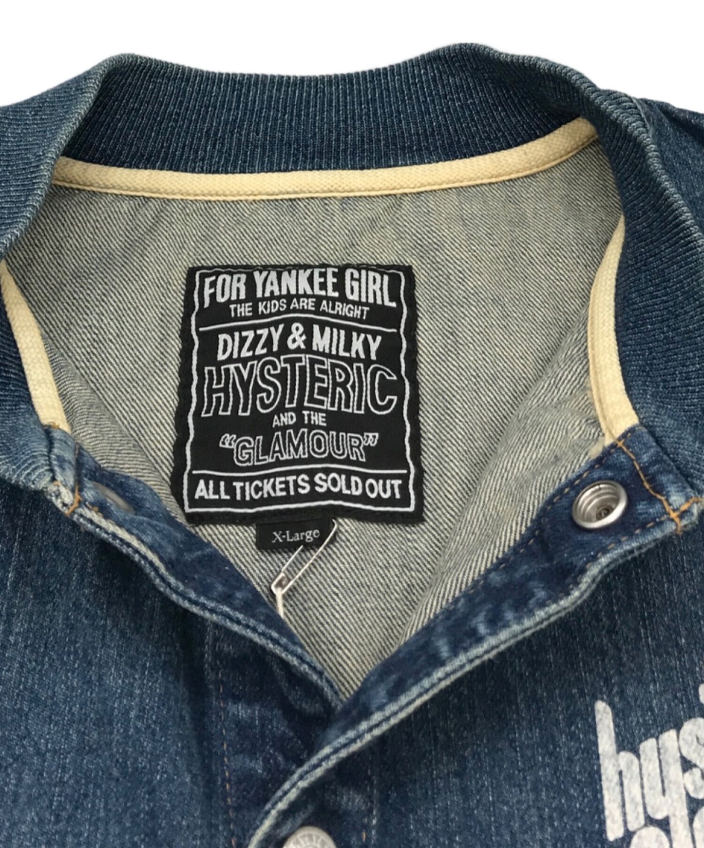 [Pre-owned] Hysteric Glamour HG SOUND LOGO denim jacket 02223AB14 02223AB14