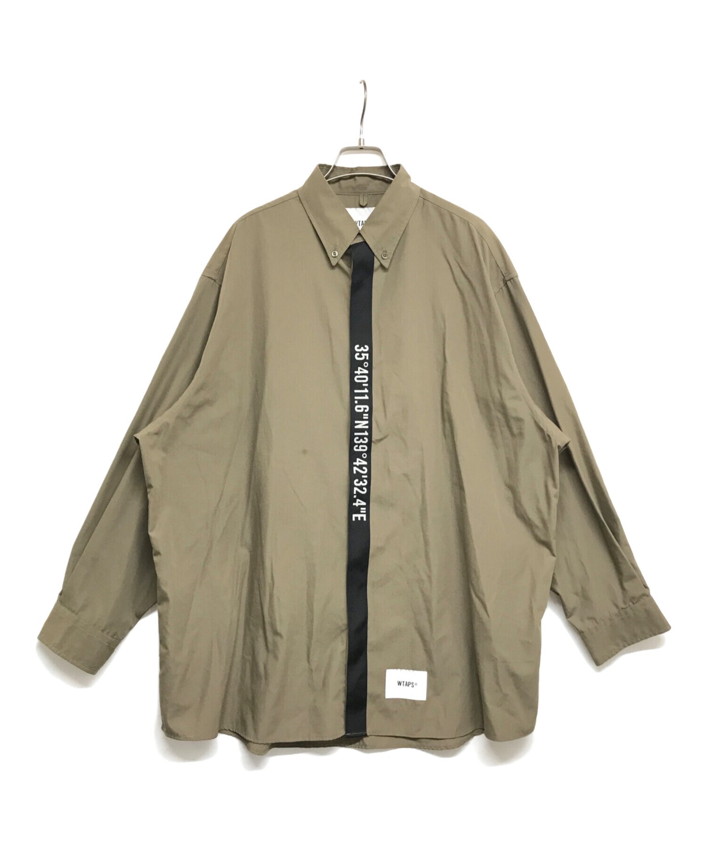 [Pre-owned] WTAPS LS / Ctpl. Broadcloth "Olive Drab" 222TQDT-SHM03 222TQDT-SHM03