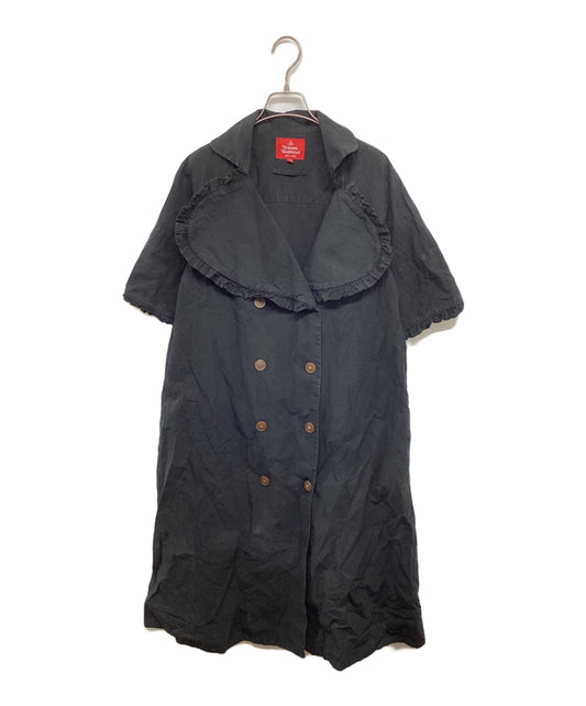 [Pre-owned] Vivienne Westwood RED LABEL Love ruffle collar shirt dress missing belt