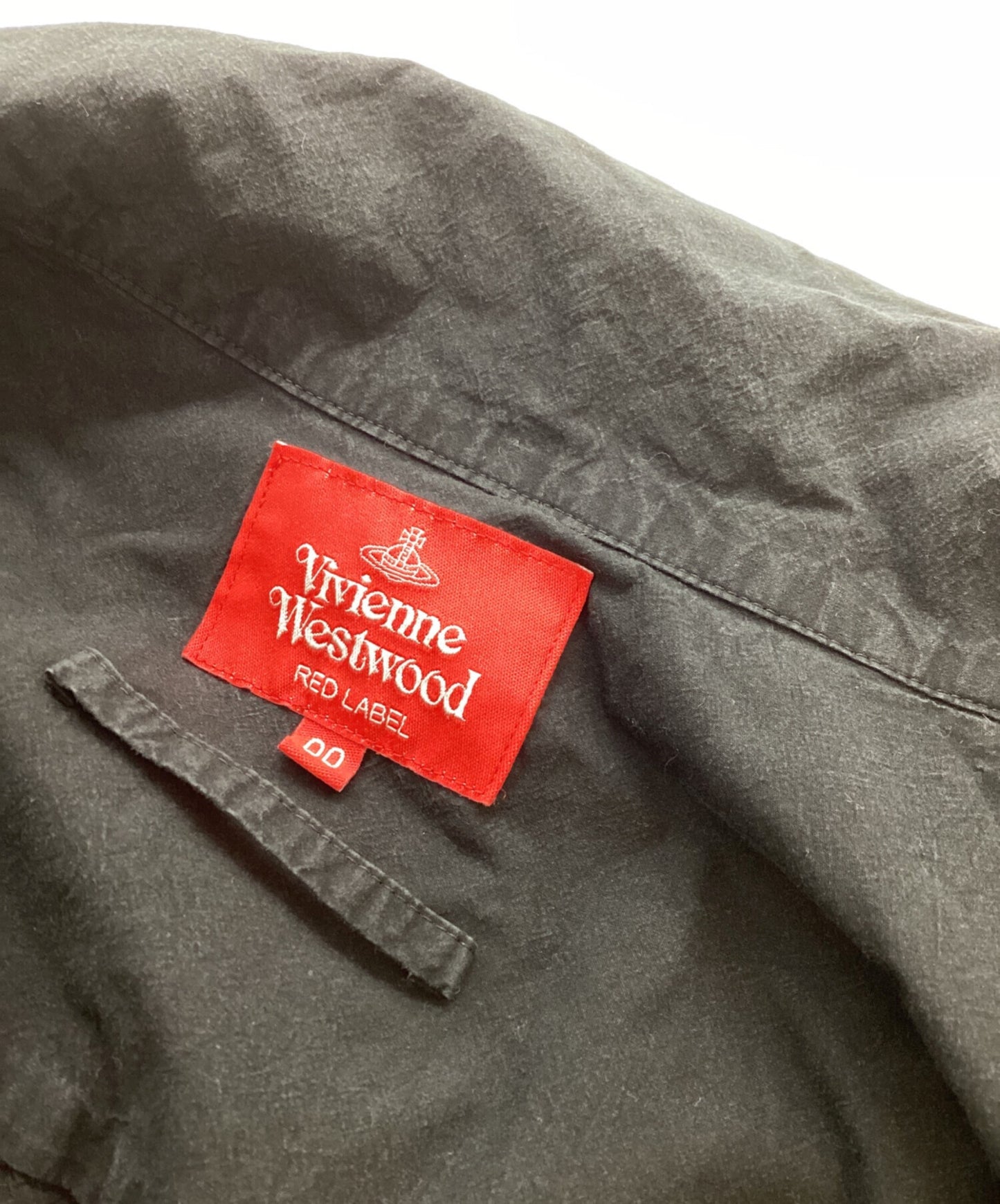 [Pre-owned] Vivienne Westwood RED LABEL Love ruffle collar shirt dress missing belt