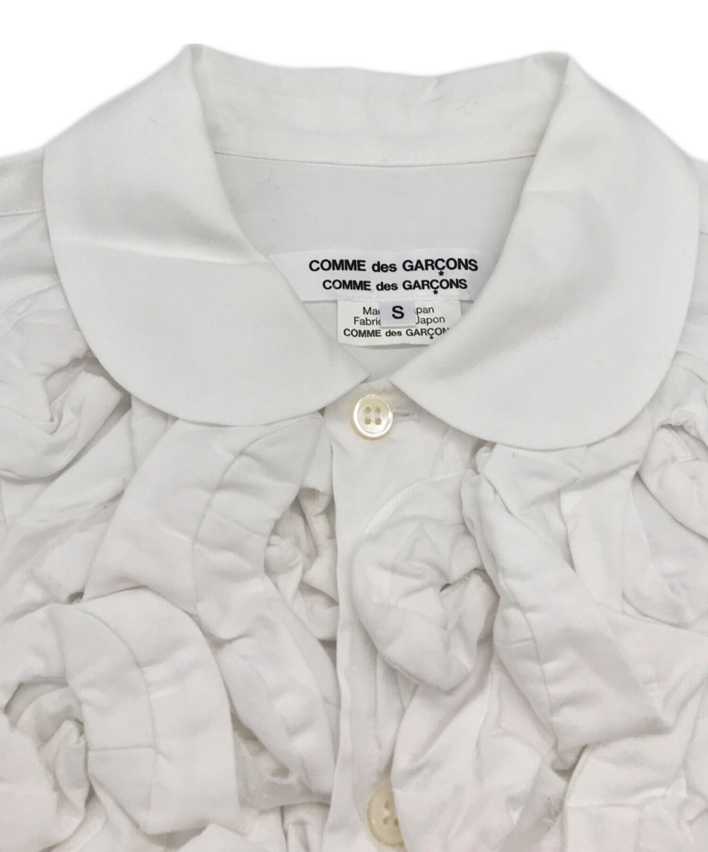 [Pre-owned] COMME des GARCONS COMME des GARCONS Round collar flower frill shirt RG-B022 AD2020 RG-B022