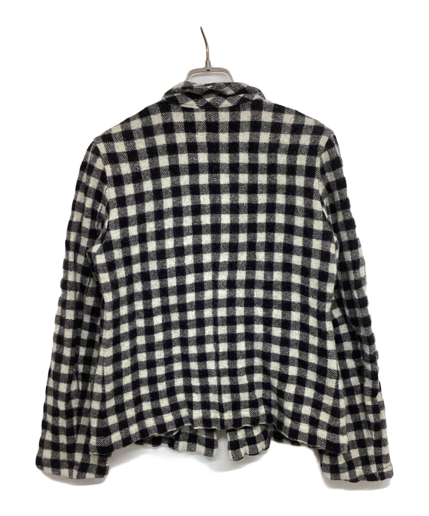 [Pre-owned] ROBE DE CHAMBRE COMME DES GARCONS Shrunken wool gingham check jacket RJ-040290 AD1998 RJ-040290