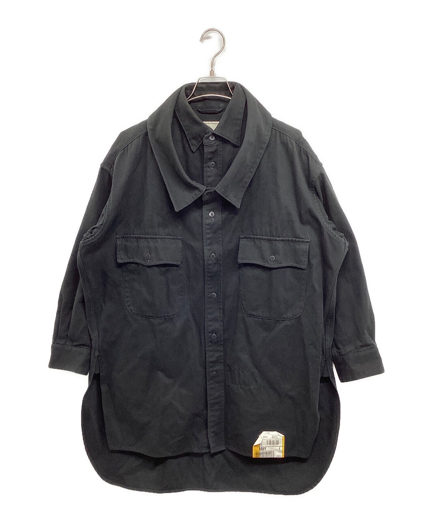 [Pre-owned] Maison MIHARA YASUHIRO Oversized layered shirt A01SH151 A01SH151