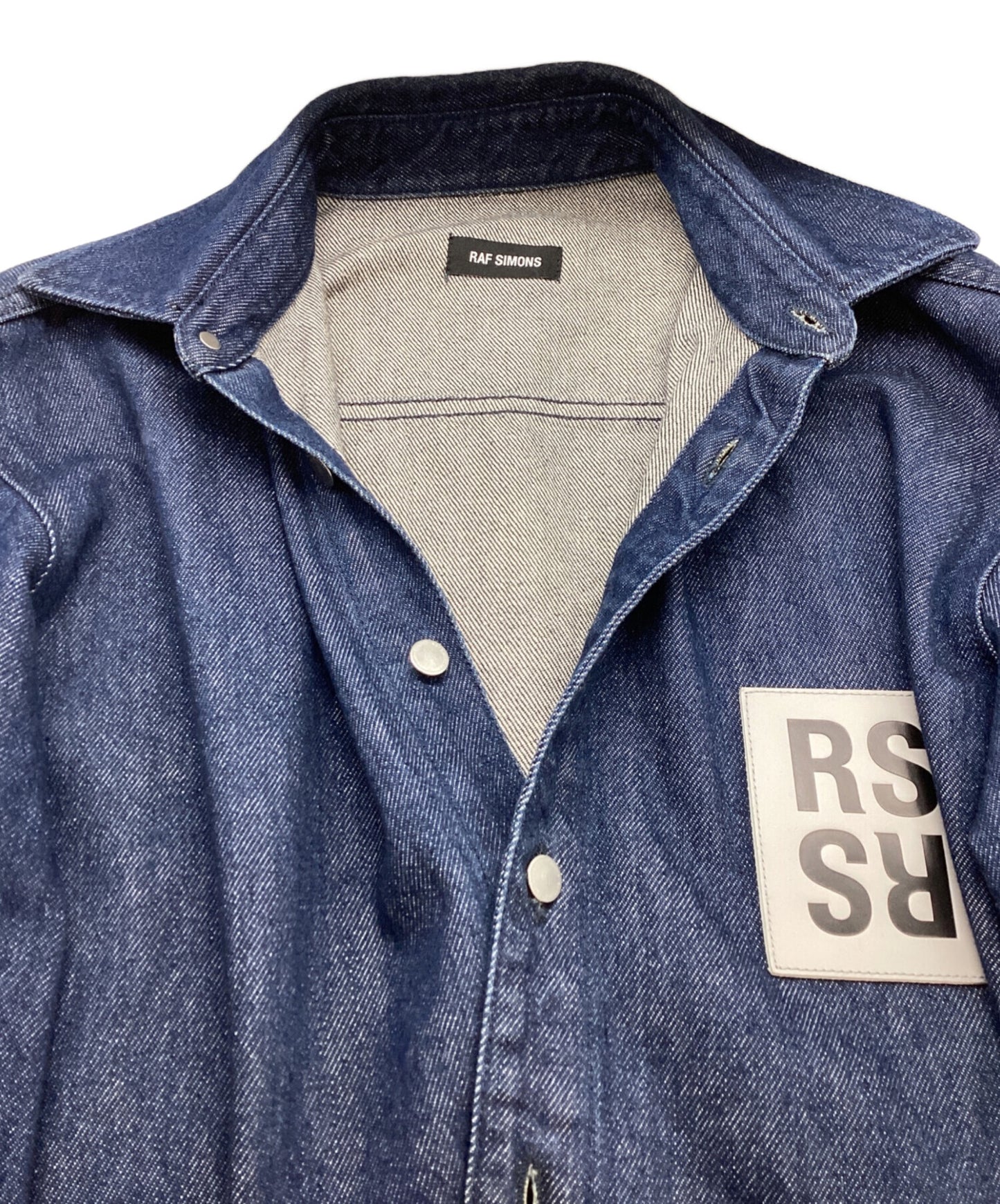 [Pre-owned] RAF SIMONS Carry Over Denim Shirt 182-241 Carry Over Denim Shirt 182-241