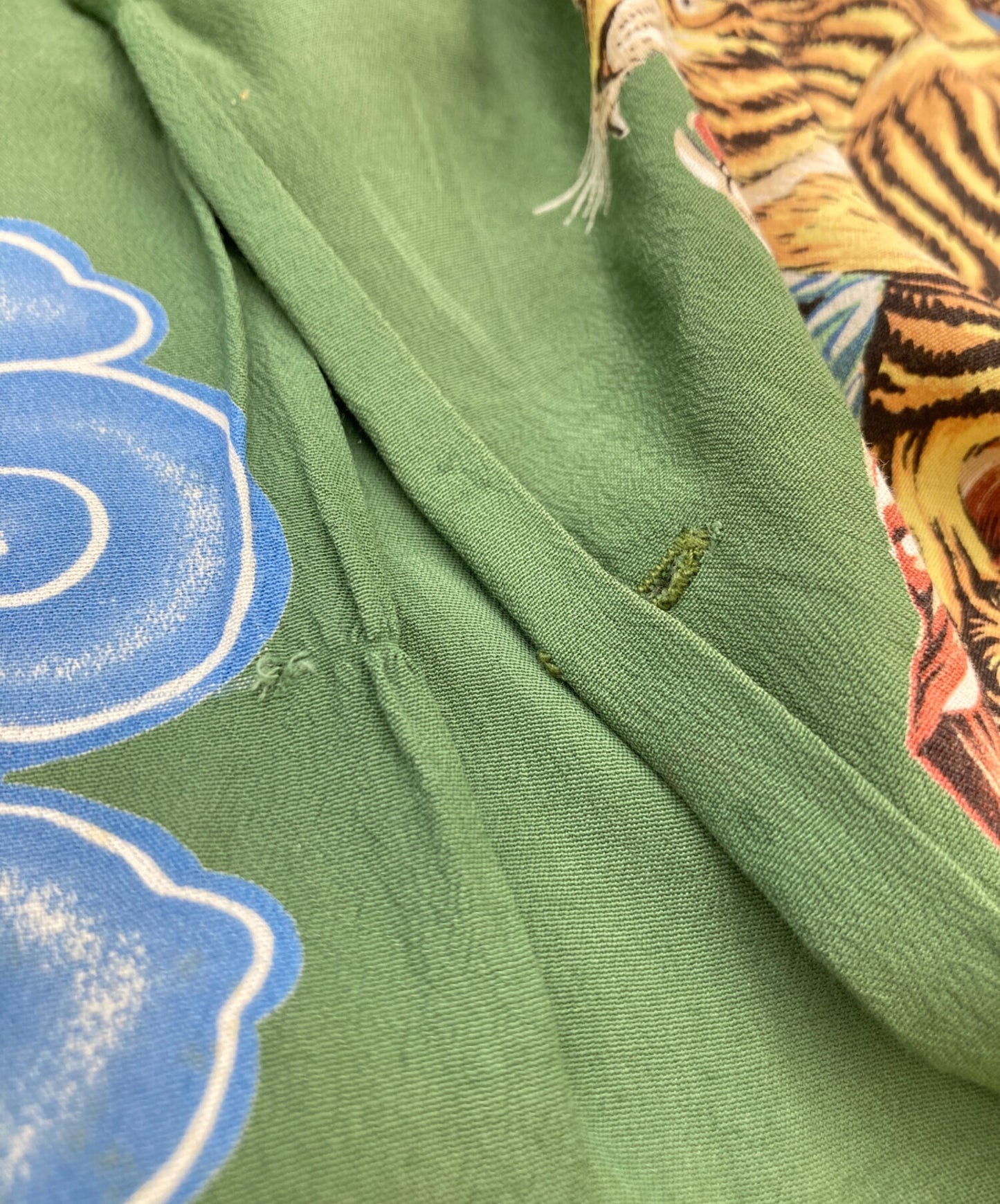 [Pre-owned] Hysteric Glamour BRUCE LEE Aloha Shirt BRUCE LEE Tiger Dragon Open Collar Shirt Total