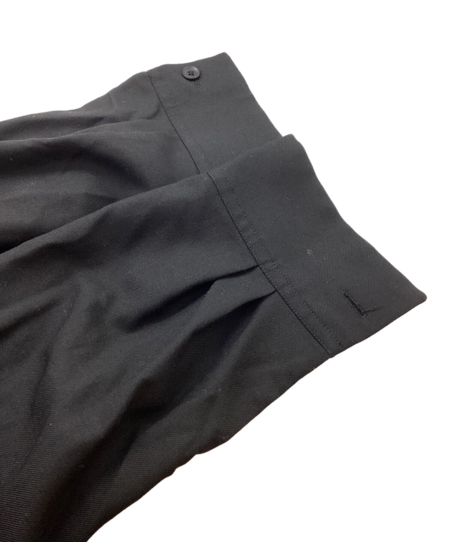 [Pre-owned] GROUND Y T/W Gabardine Inseam Buttons Overalls / 21SS / GT-D01-100 GT-D01-100