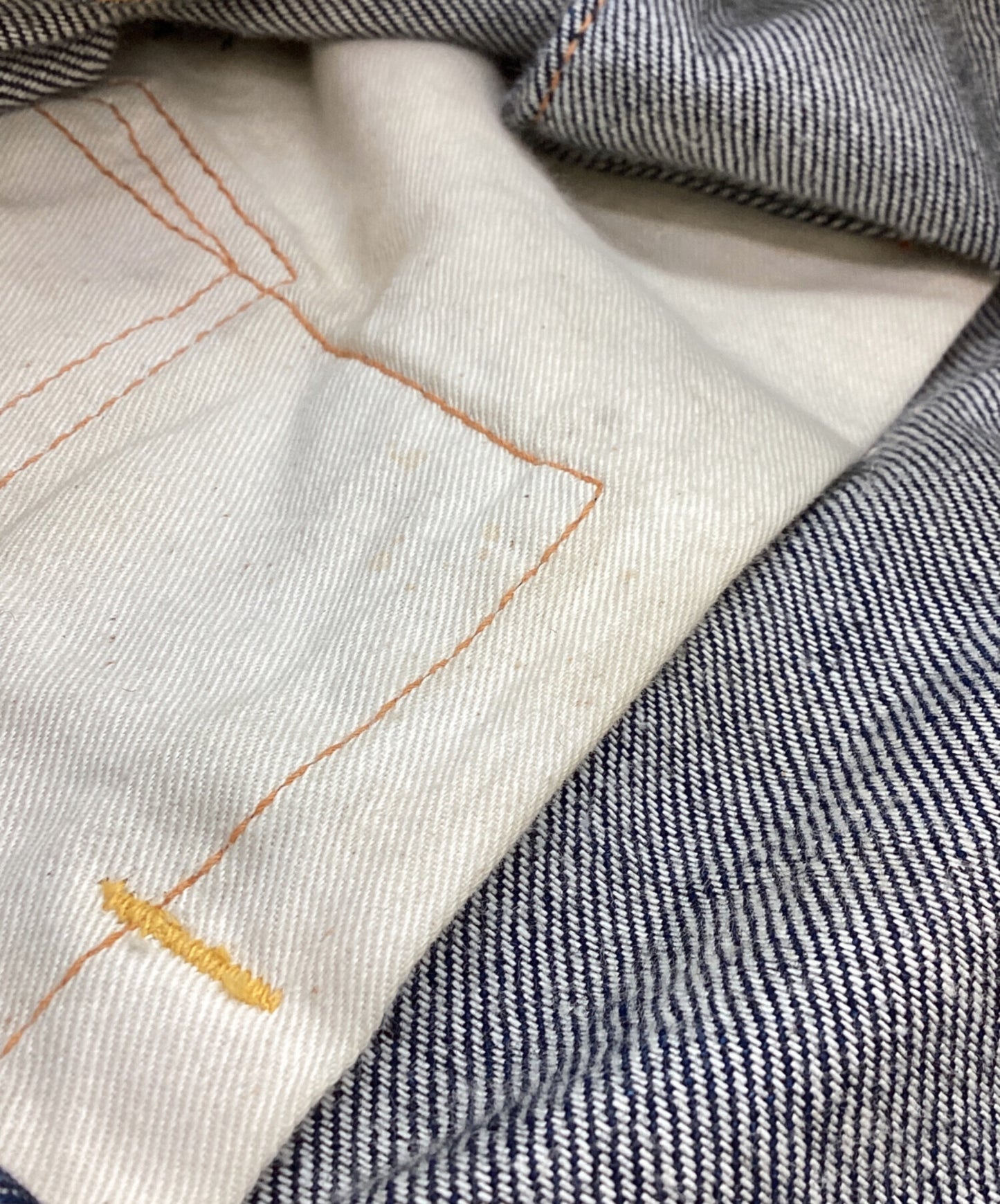 [Pre-owned] EVISU EVISU / EVISU / Seagull painted denim tote bag