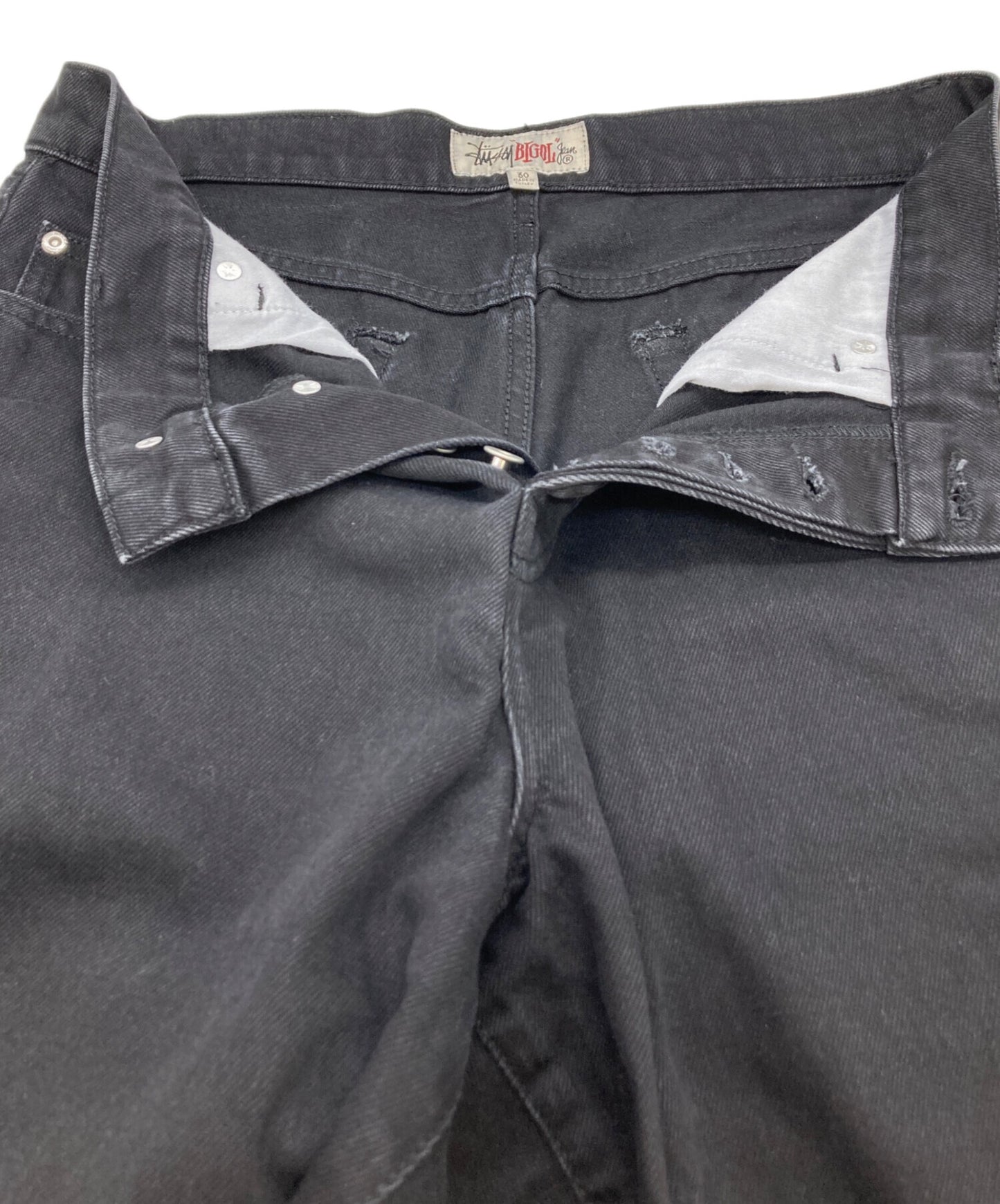 [Pre-owned] stussy Big OL 'DENIM 116599 Cotton Denim Baggy Fit Jeans 116599