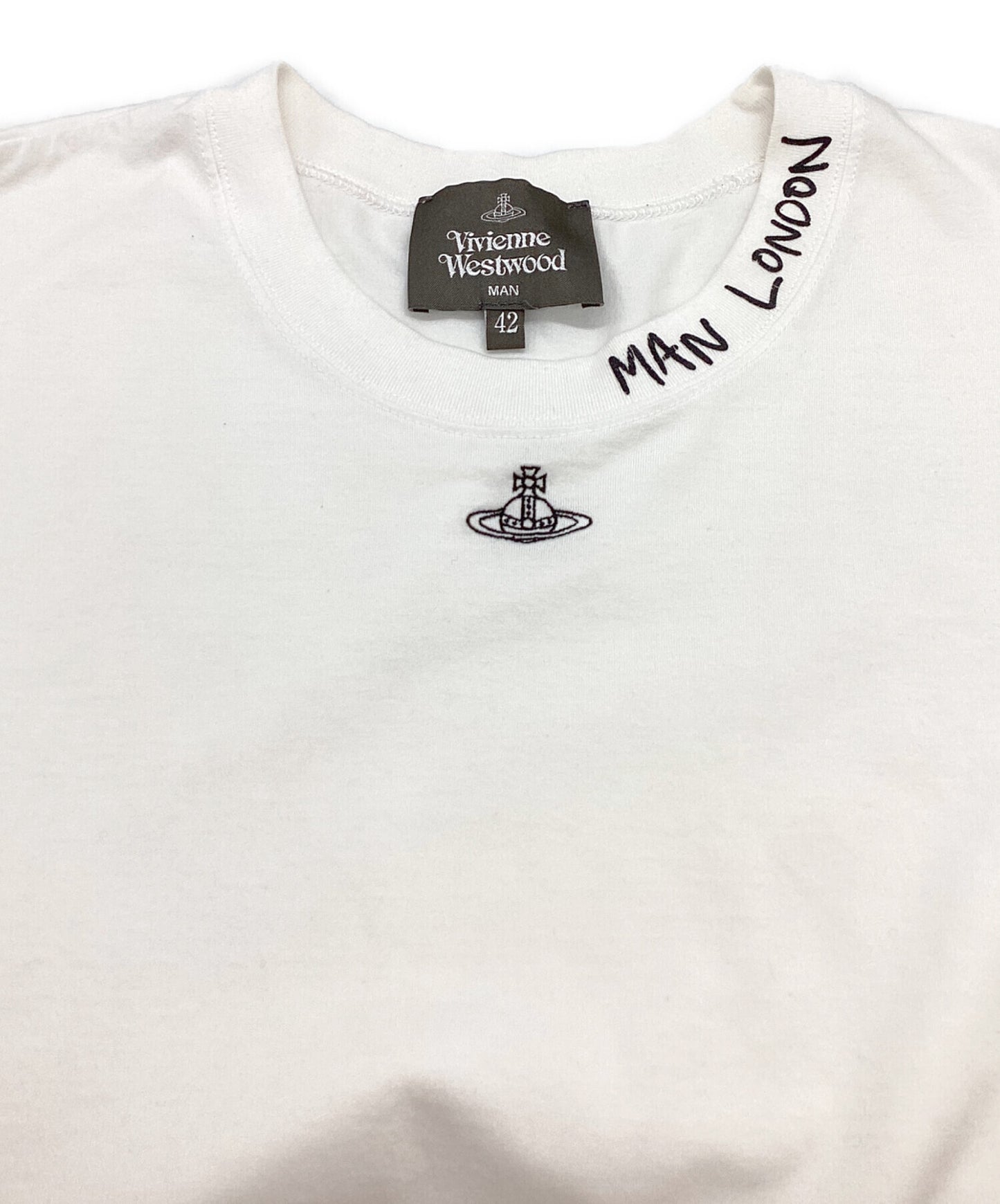 [Pre-owned] Vivienne Westwood man "MAN LONDON" ringer relaxed T-shirt
