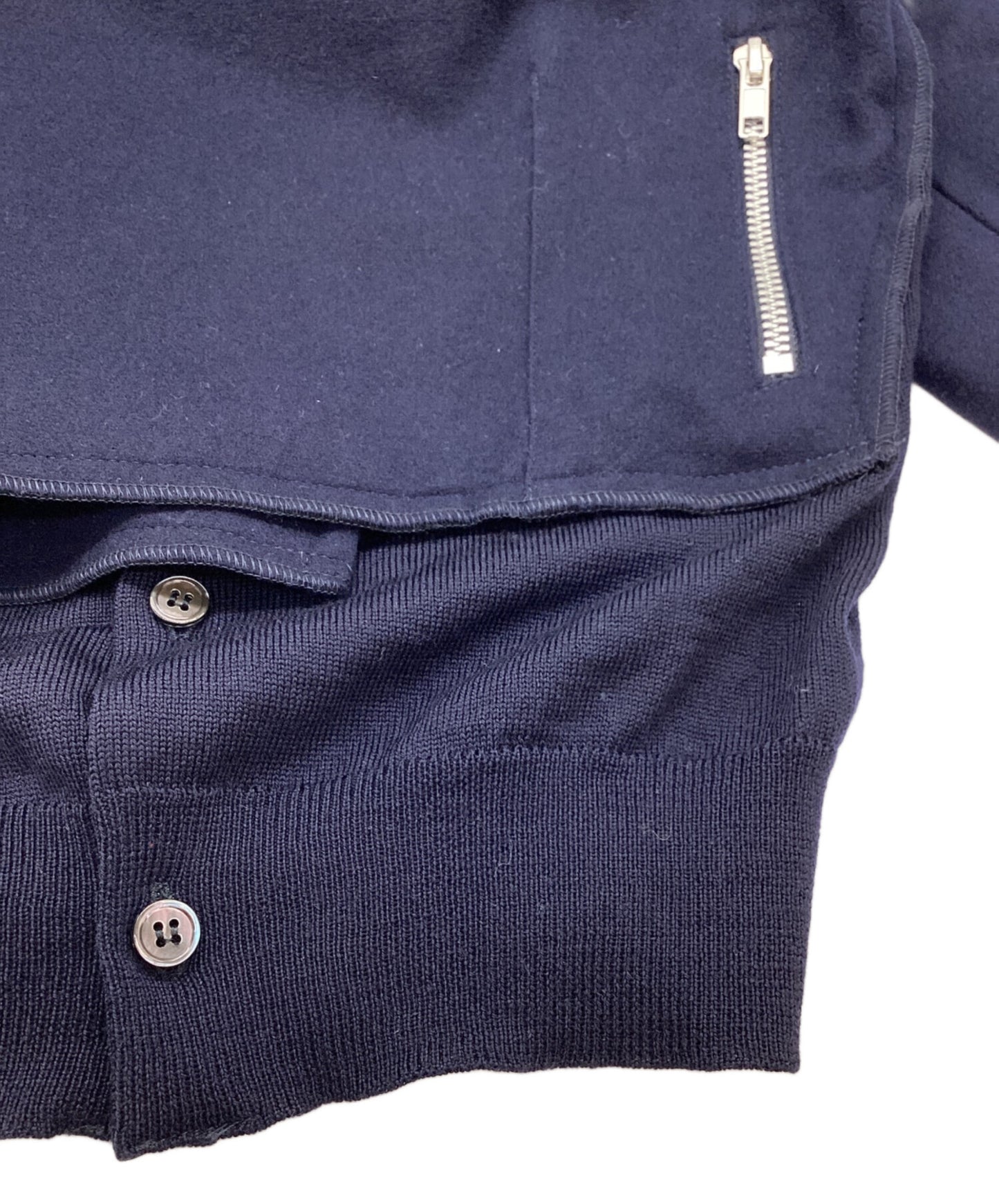 [Pre-owned] COMME des GARCONS COMME des GARCONS Back Knit Paneled Jacket / W12J009 W12J009