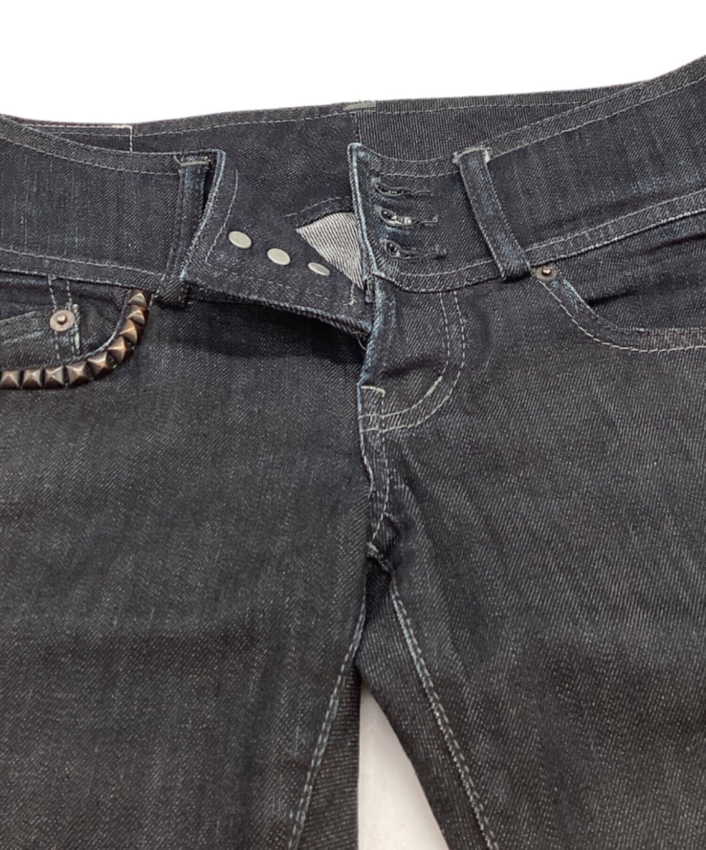 [Pre-owned] Hysteric Glamour Studded Flared Denim Pants / 2AP-5471 2AP-5471