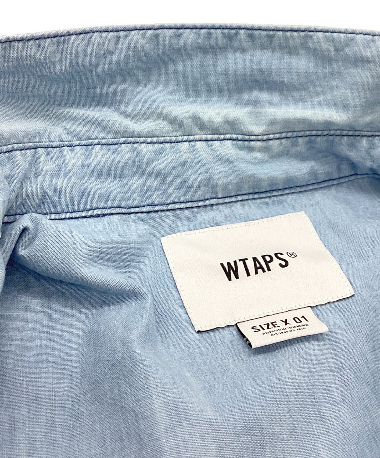 [Pre-owned] WTAPS Cotton Chambray Shirt / 242WVDT-SHM02 / EX49_COLLECTION 242WVDT-SHM02