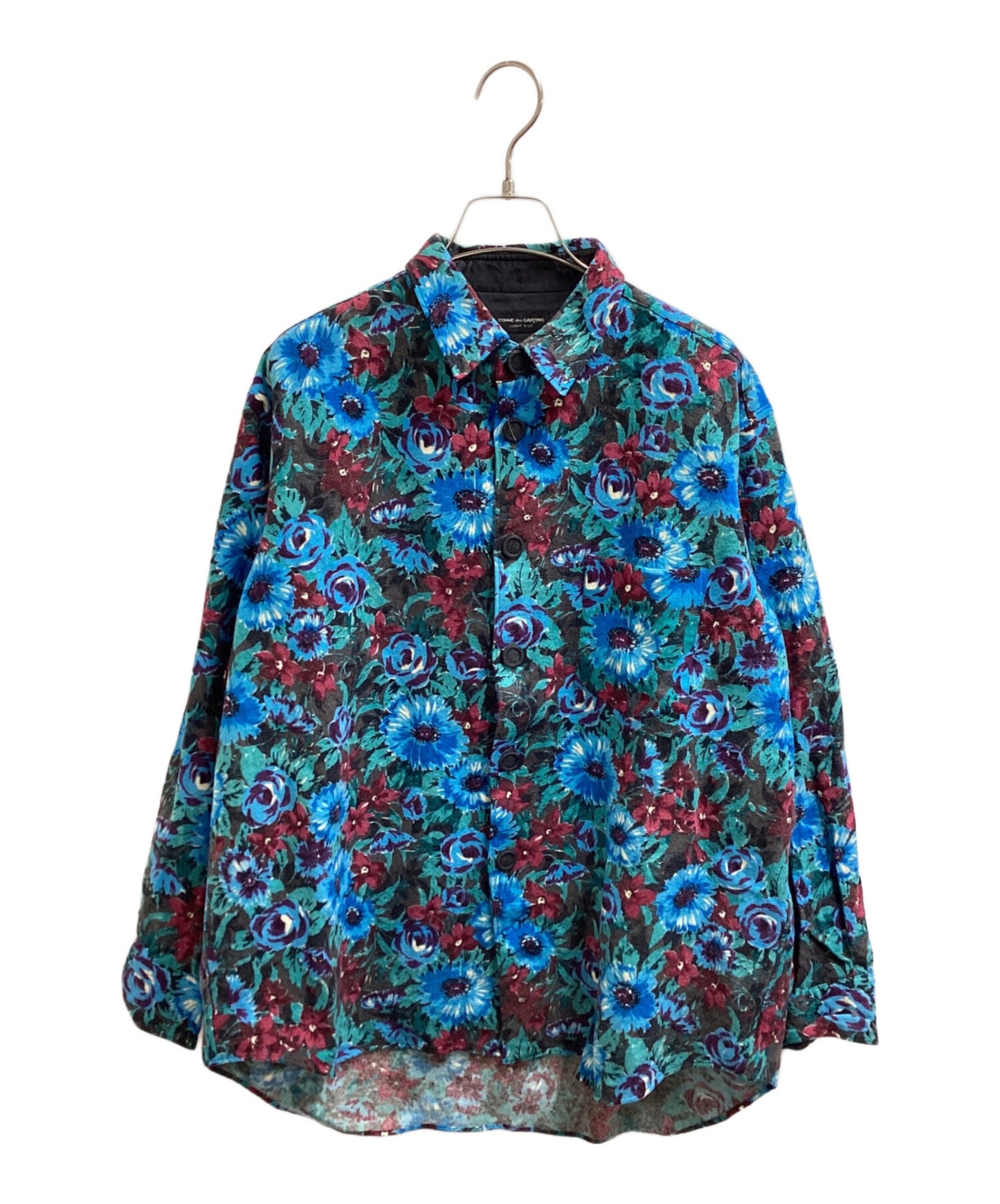 [Pre-owned] COMME des GARCONS HOMME PLUS Flower print wool shirt / AD1988 PB-050350