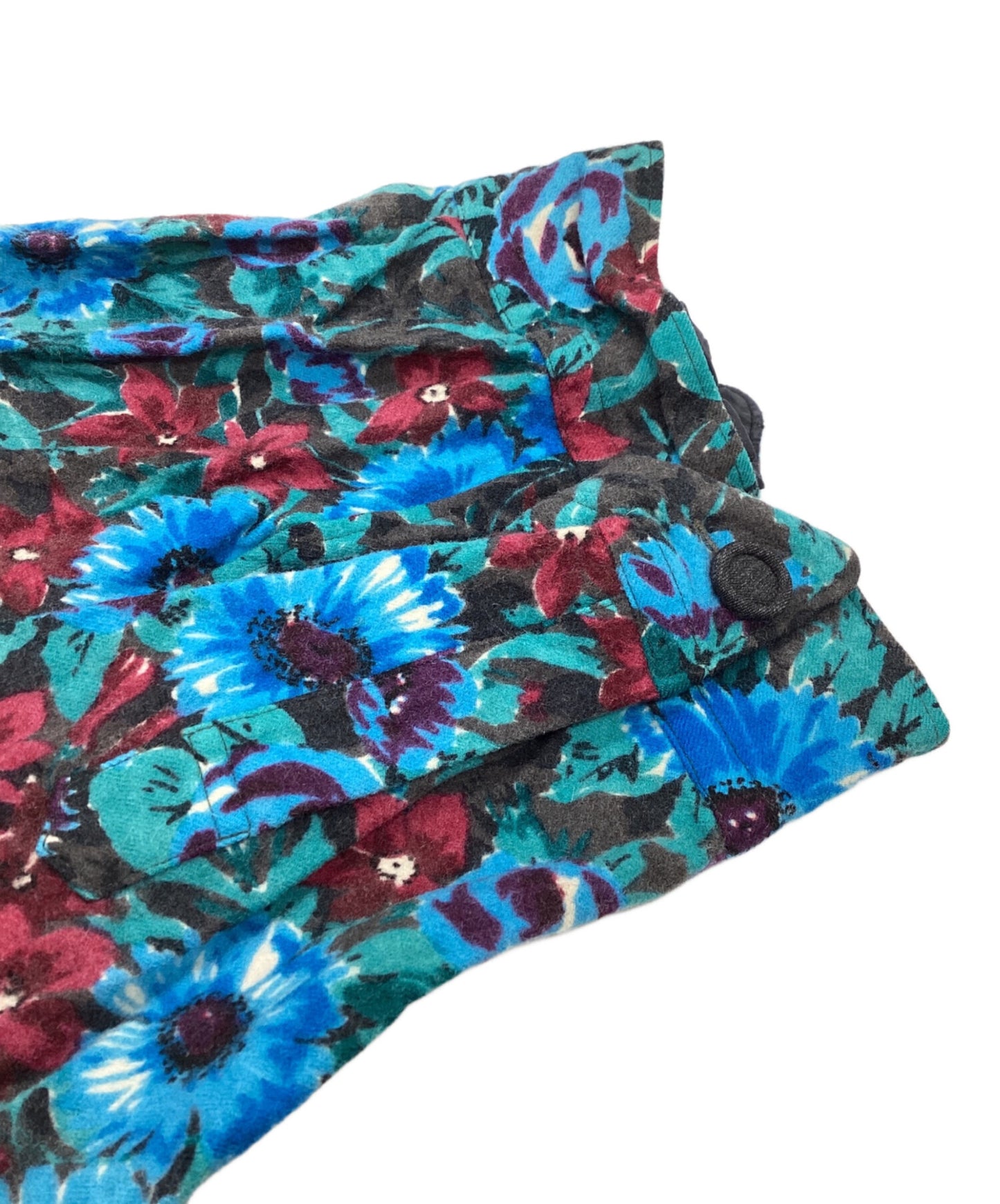 [Pre-owned] COMME des GARCONS HOMME PLUS Flower print wool shirt / AD1988 PB-050350