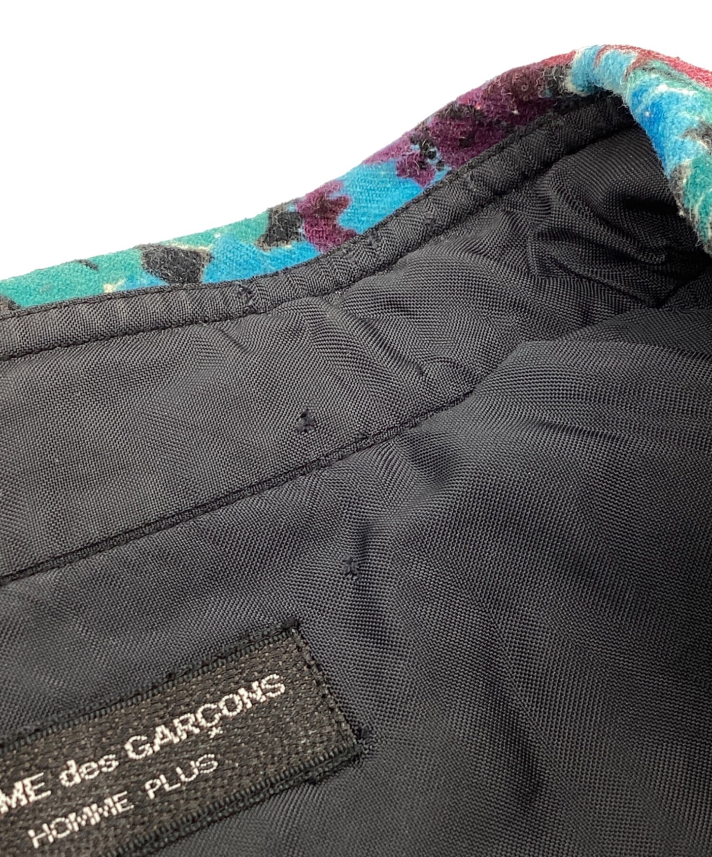 [Pre-owned] COMME des GARCONS HOMME PLUS Flower print wool shirt / AD1988 PB-050350