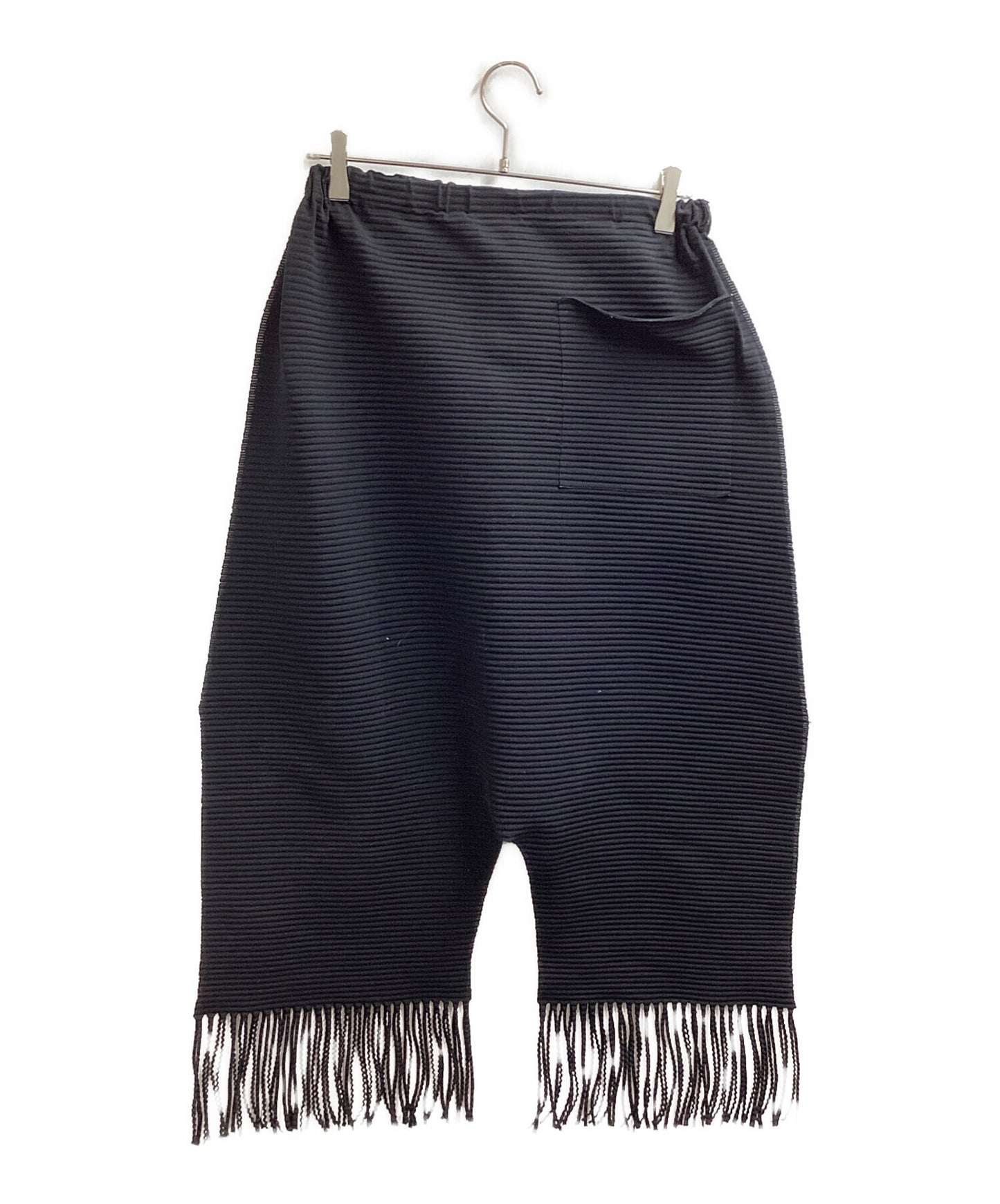 [Pre-owned] me ISSEY MIYAKE Fringe-pleated Sarrouel Pants / 24ss / Made in Japan / MI42KF934 MI42KF934