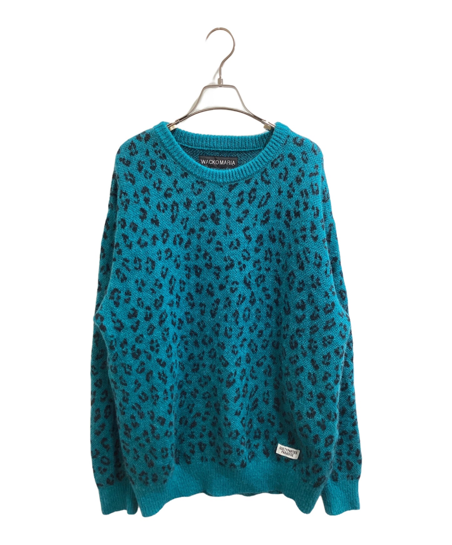 [Pre-owned] WACKO MARIA LEOPARD JACQUARD MOHAIR KNIT