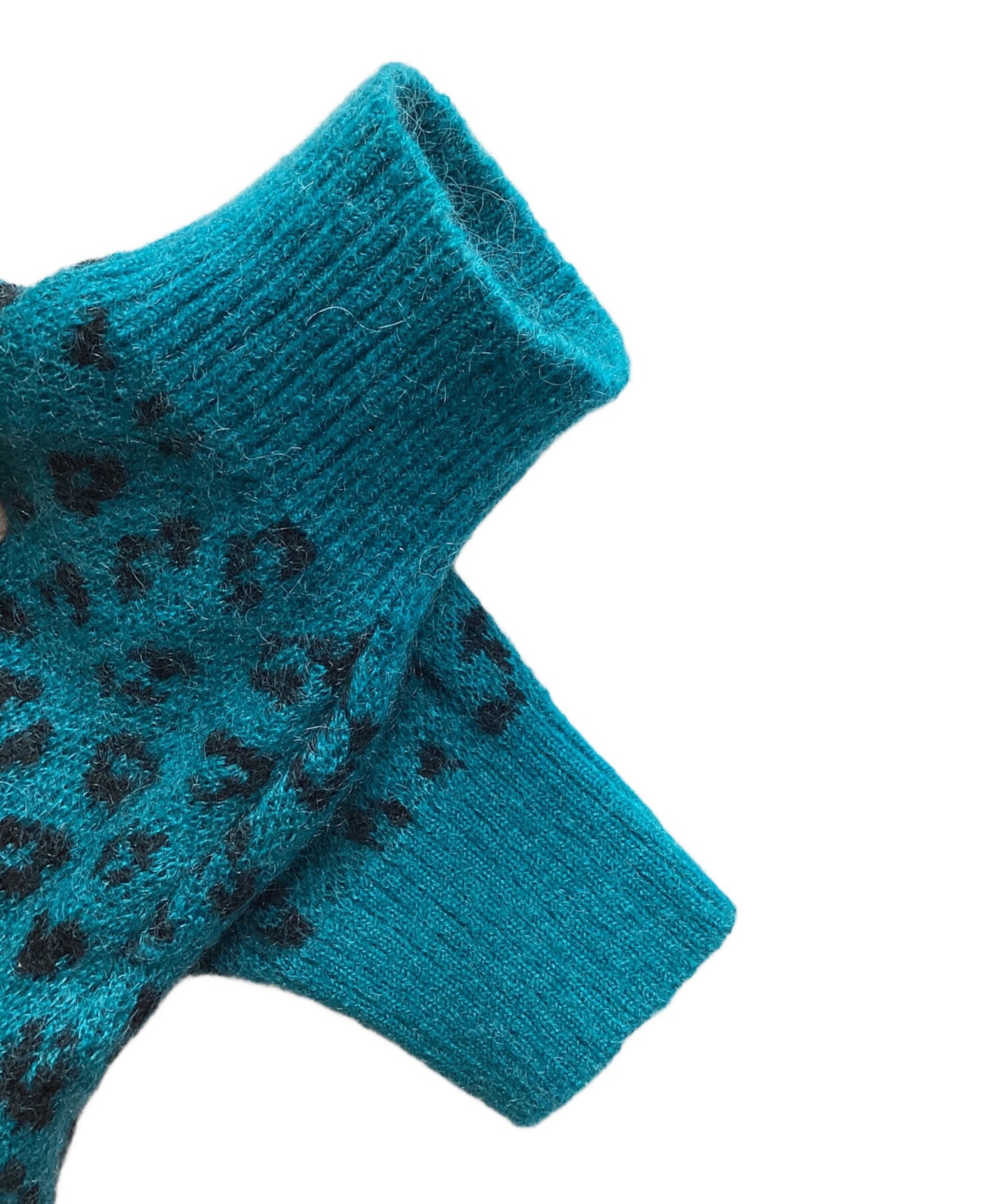 [Pre-owned] WACKO MARIA LEOPARD JACQUARD MOHAIR KNIT