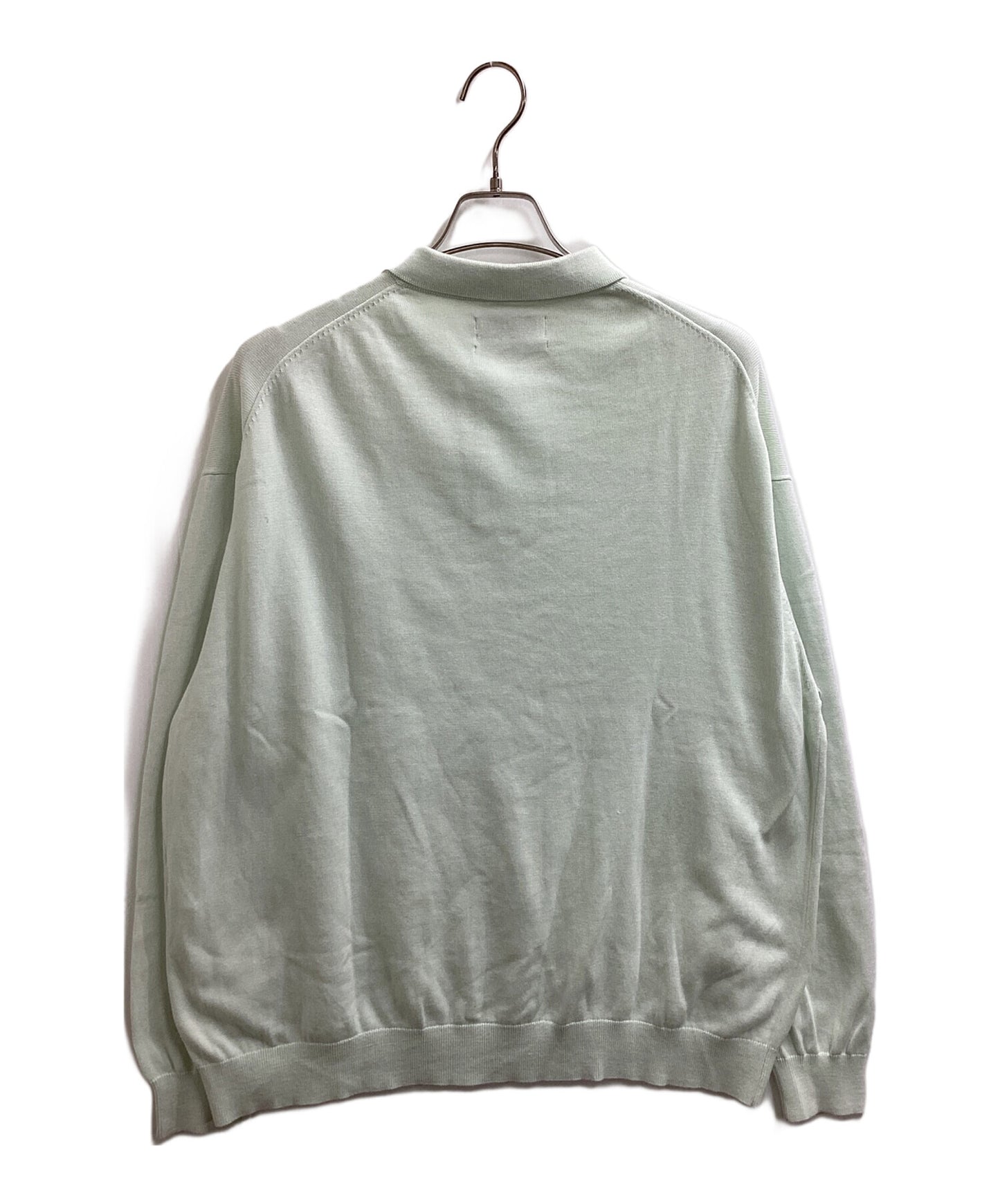[Pre-owned] Graphpaper Suvin High-Gauge Knit Oversized Long-Sleeve Polo Shirt GU251-80009C