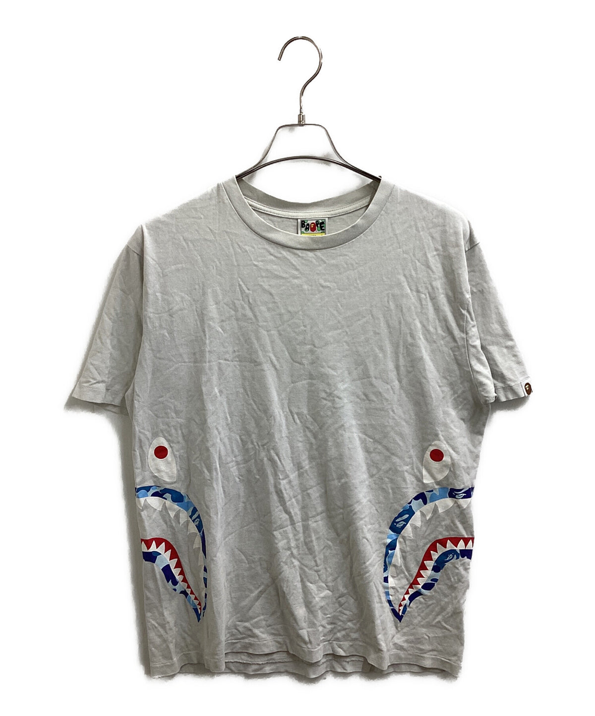[Pre-owned] A BATHING APE Side Shark T-Shirt 001TEH301008X