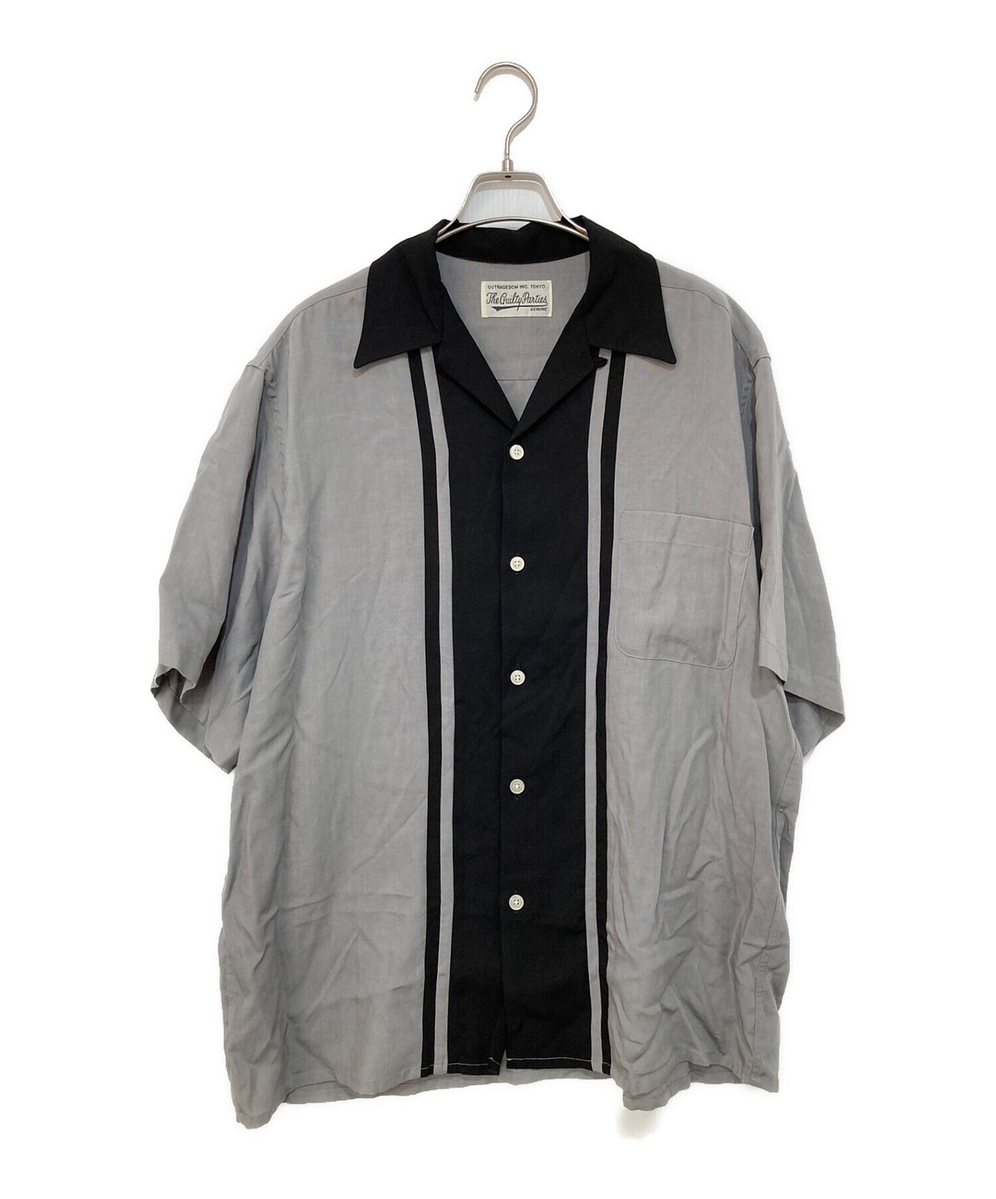 [Pre-owned] WACKO MARIA TWO TONE 50'S OPEN COLLAR SHIRT