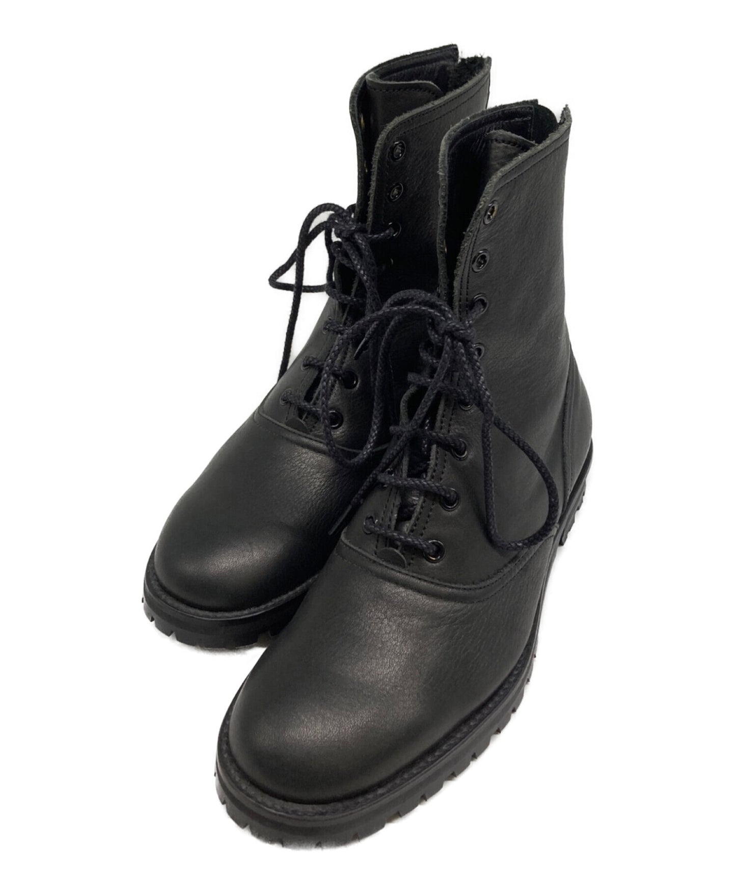 [Pre-owned] YOHJI YAMAMOTO 8 Hole Back Zip Boots FO-E06-702-2