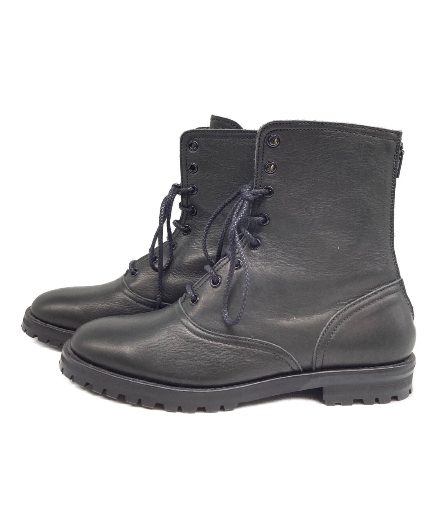 [Pre-owned] YOHJI YAMAMOTO 8 Hole Back Zip Boots FO-E06-702-2