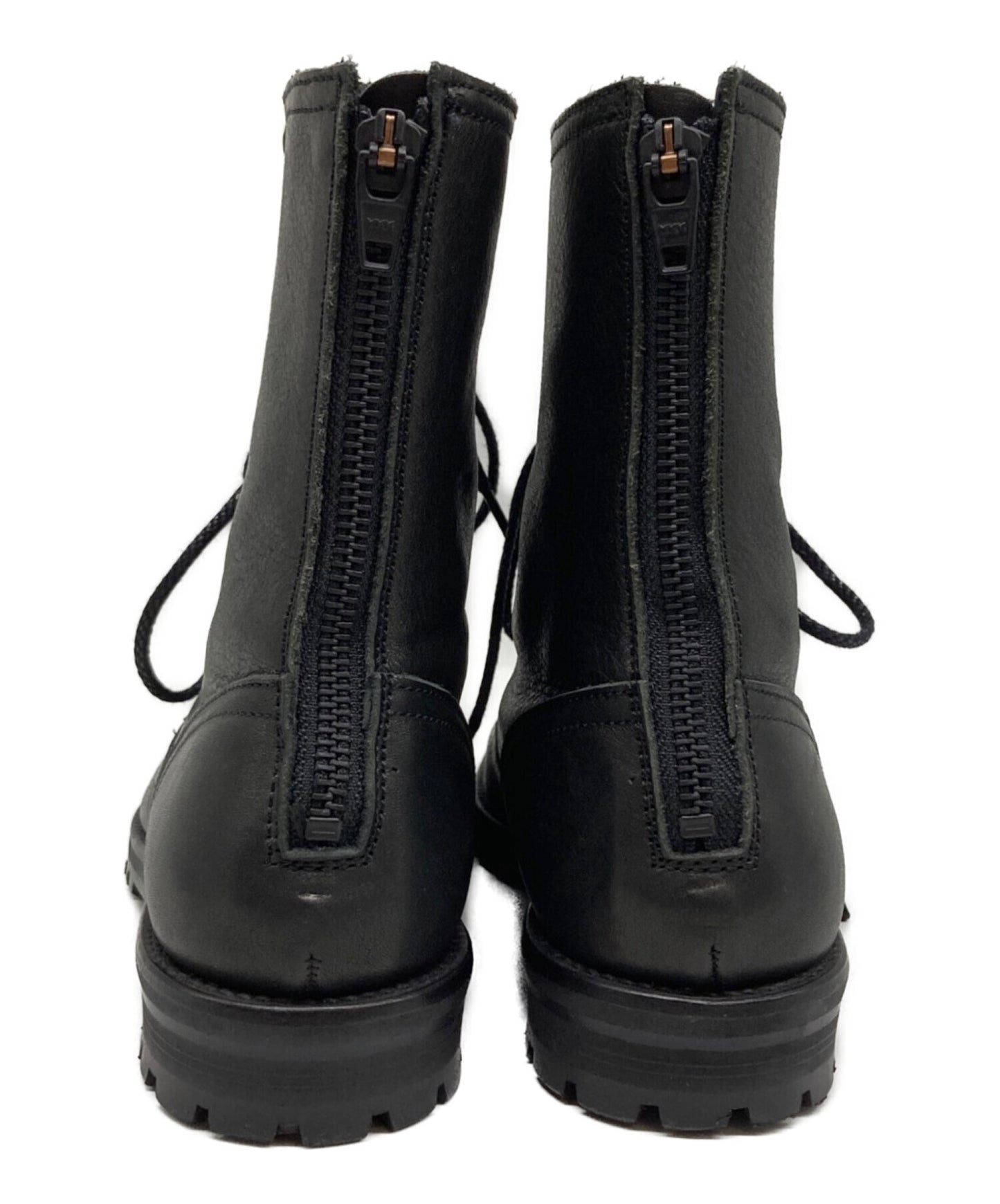 [Pre-owned] YOHJI YAMAMOTO 8 Hole Back Zip Boots FO-E06-702-2