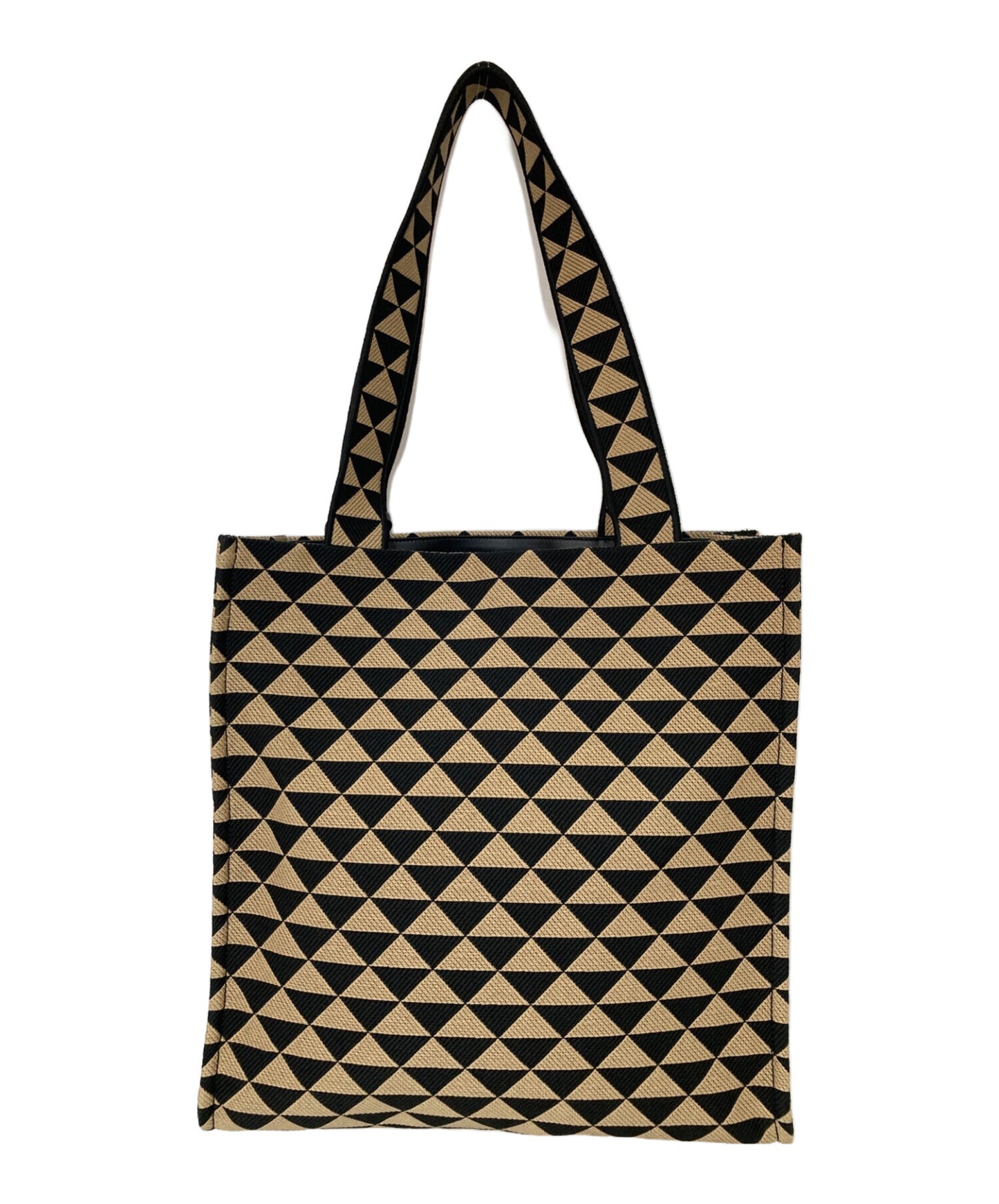 [Pre-owned] PRADA Symbol Embroidery Fabric Bag 2VG107