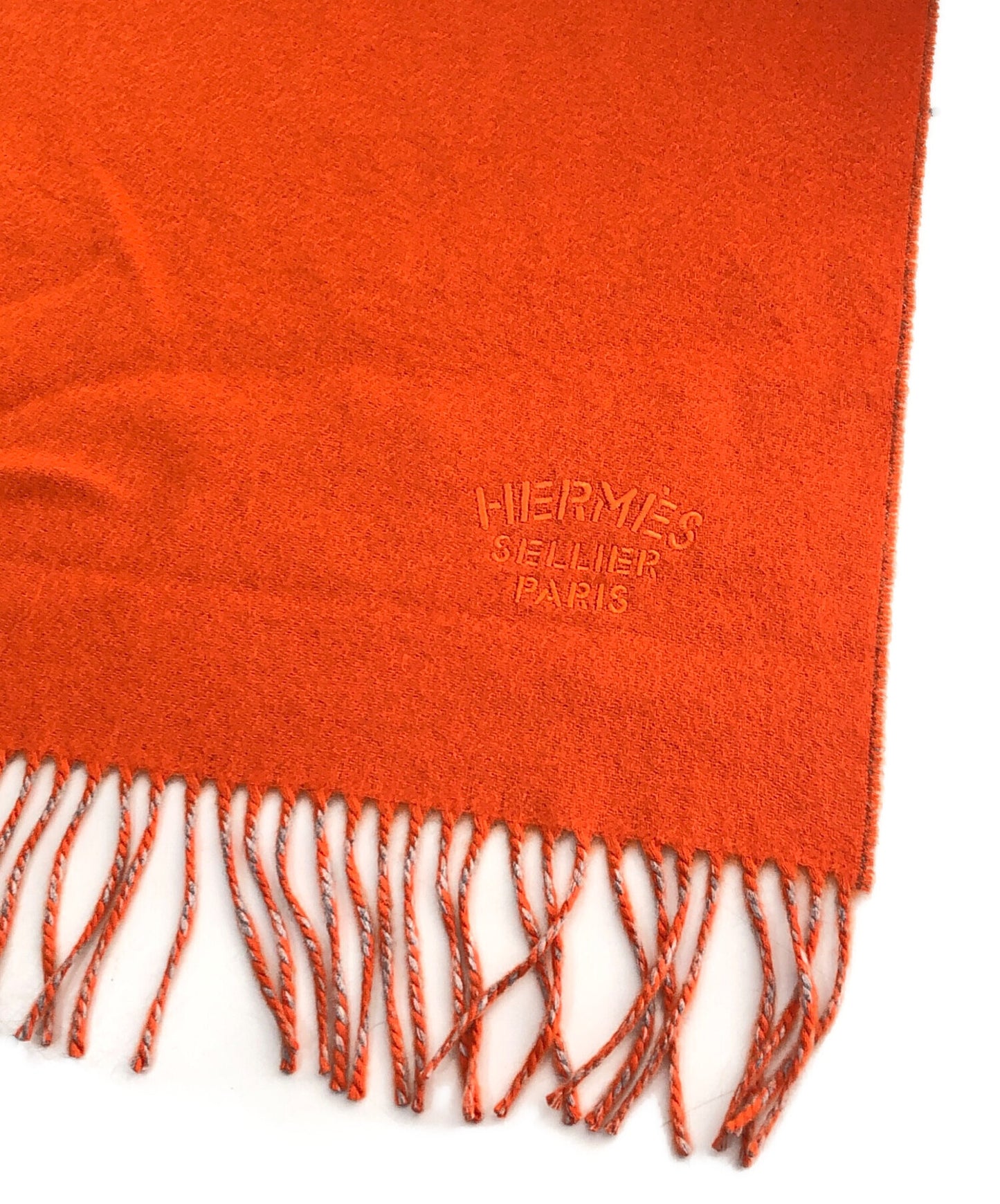 [Pre-owned] HERMES Double-faced Cashmere Large Scarf