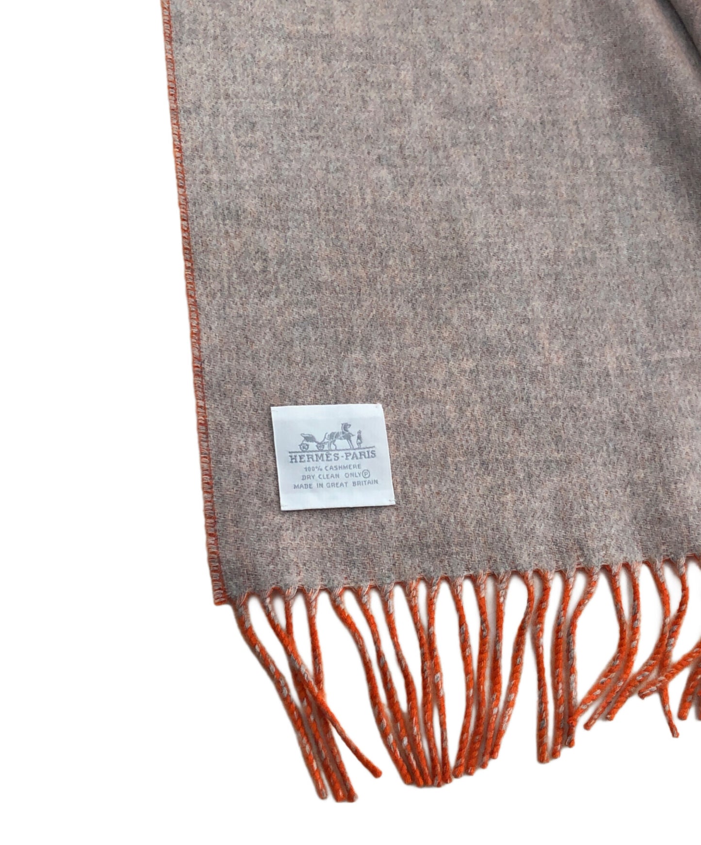 [Pre-owned] HERMES Double-faced Cashmere Large Scarf