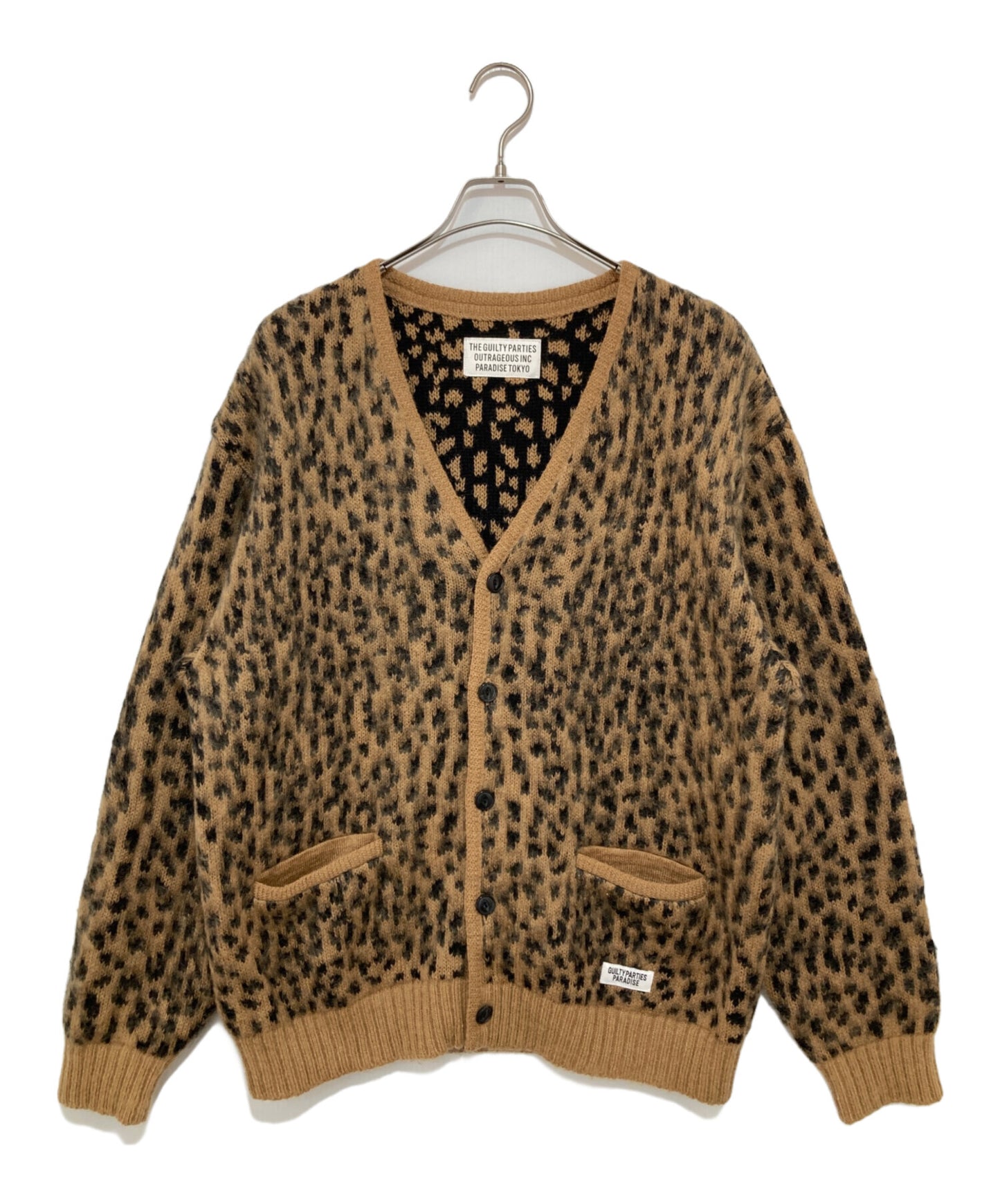 [Pre-owned] WACKO MARIA Leopard mohair cardigan