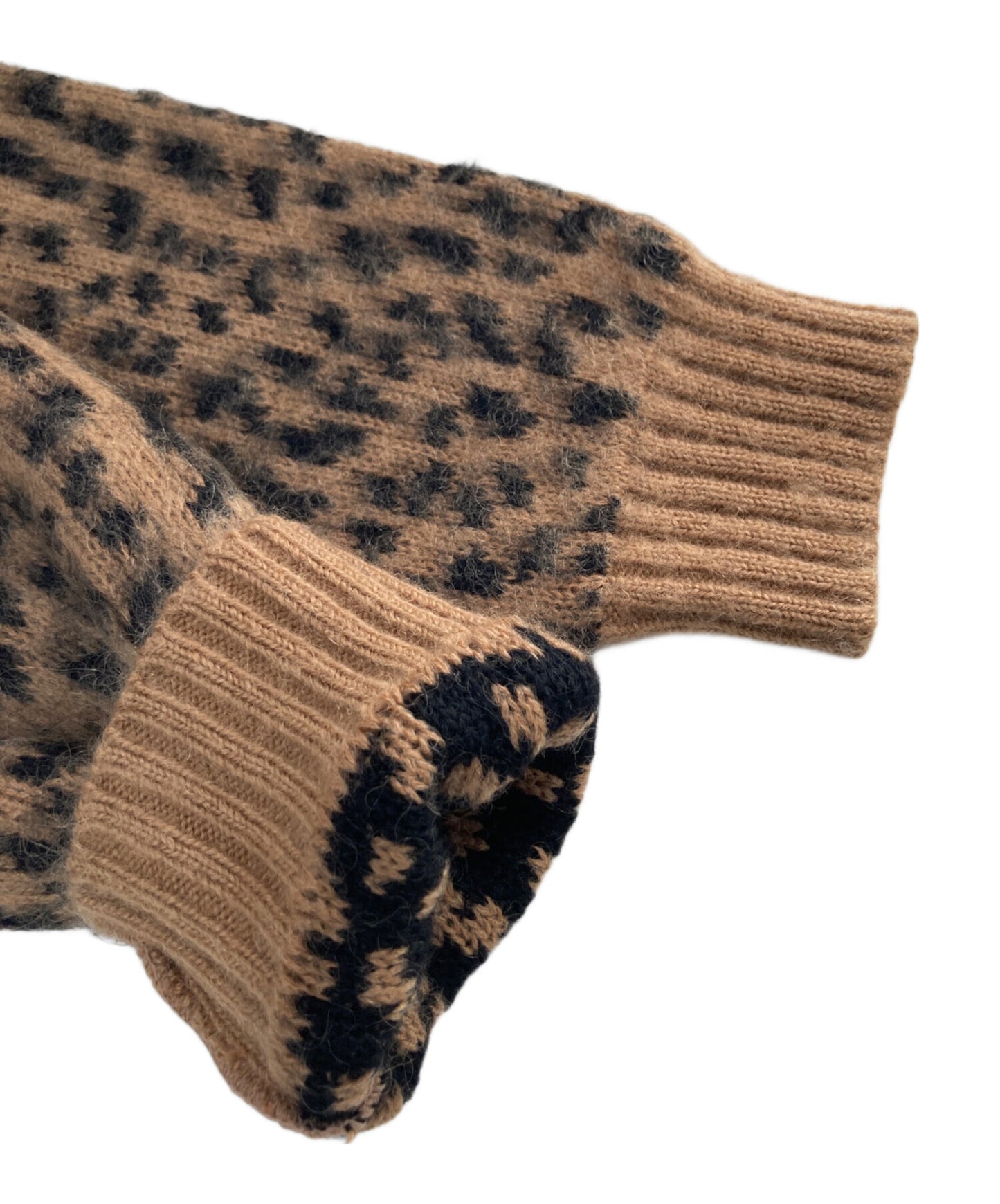 [Pre-owned] WACKO MARIA Leopard mohair cardigan