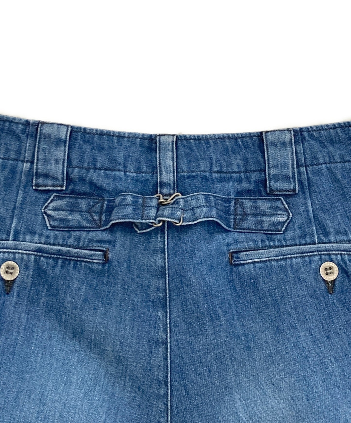 [Pre-owned] VISVIM Cropped straight denim pants 0224905005002