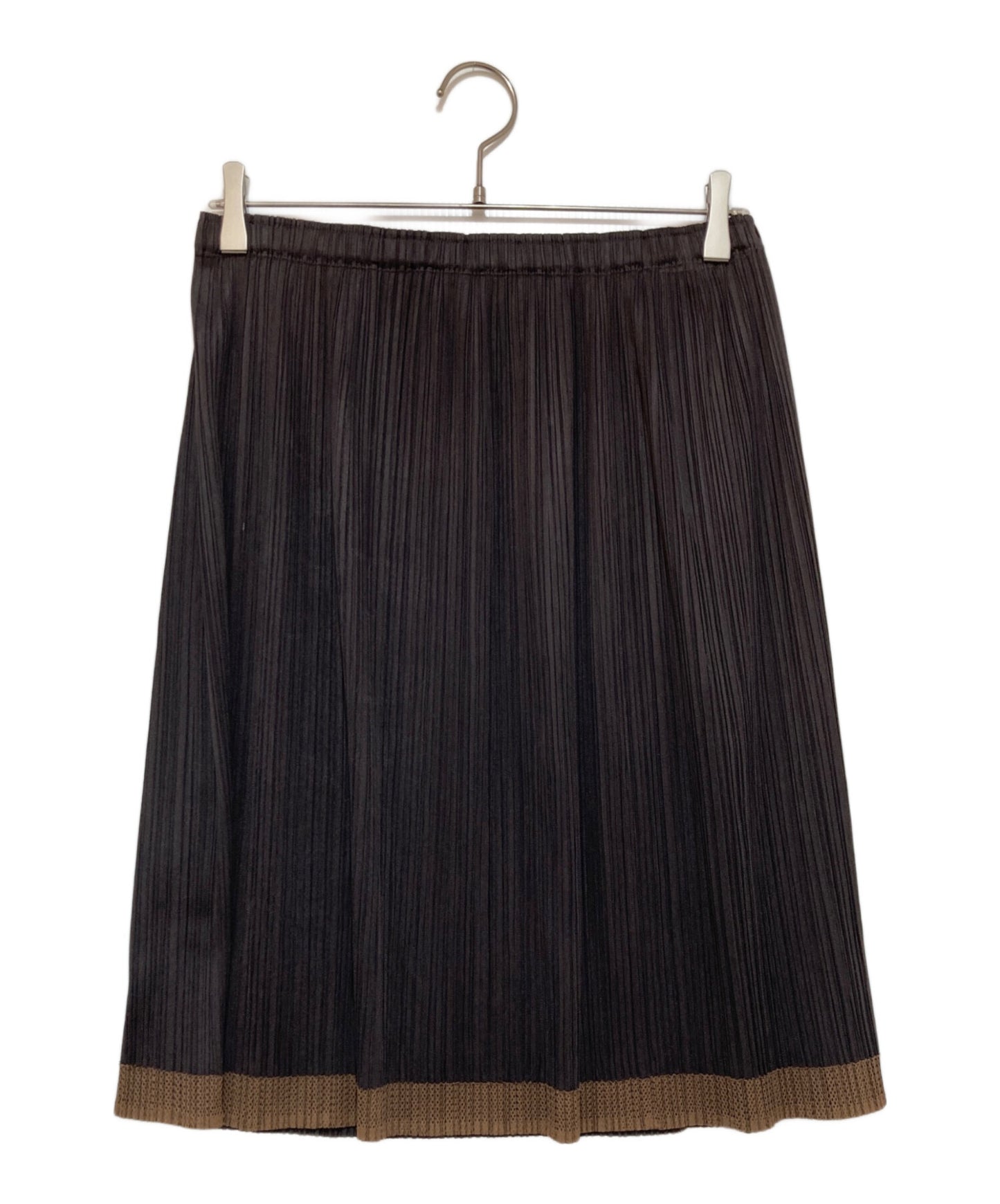 [Pre-owned] PLEATS PLEASE printed pleated skirt PP81-JG555