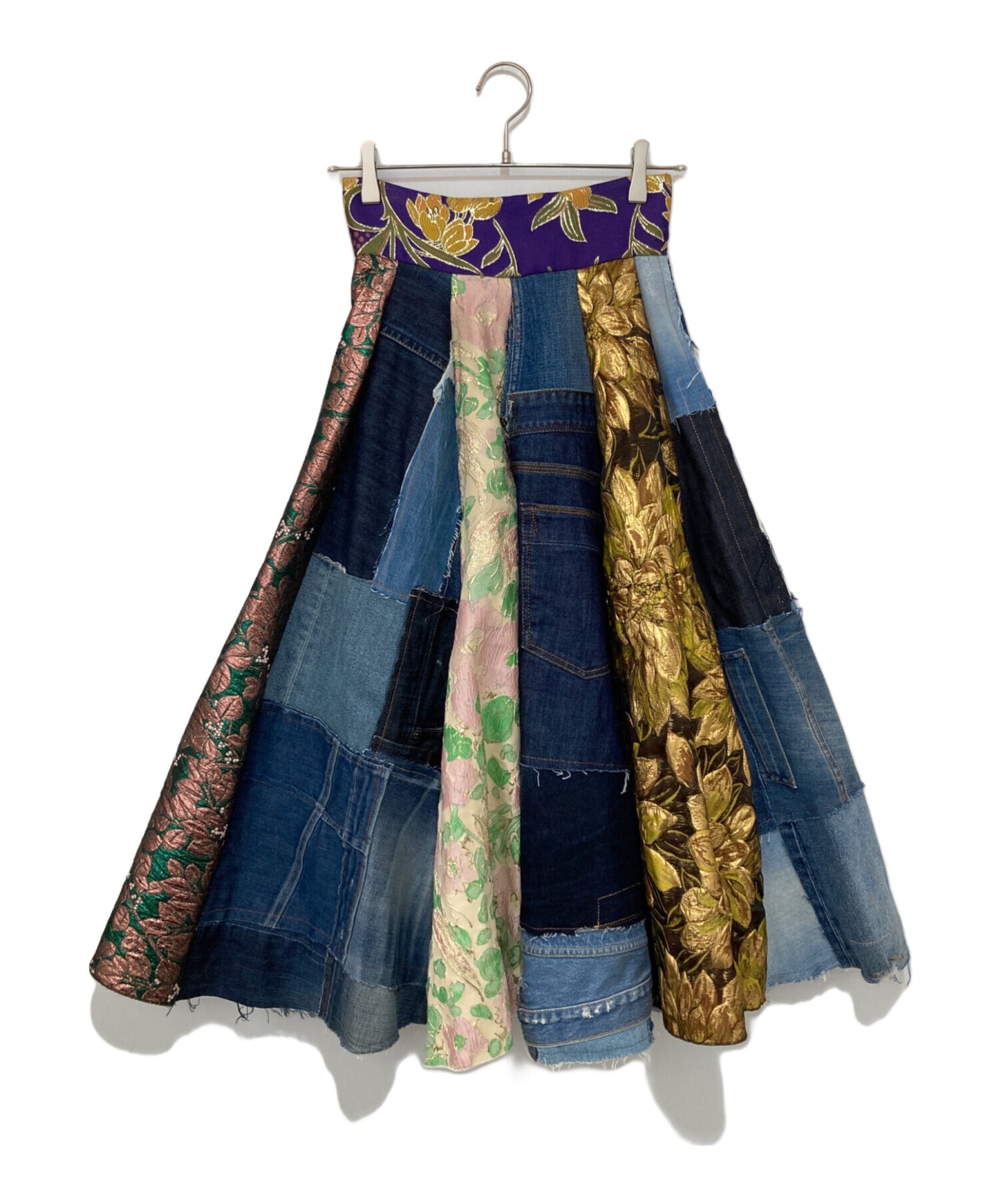 [Pre-owned] DOLCE & GABBANA Patterned Patchwork Skirt DK F4B2PD