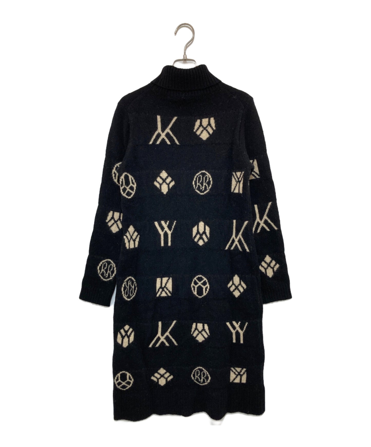 [Pre-owned] YOHJI YAMAMOTO Monogram Jacquard Knit Dress FX-K78-191